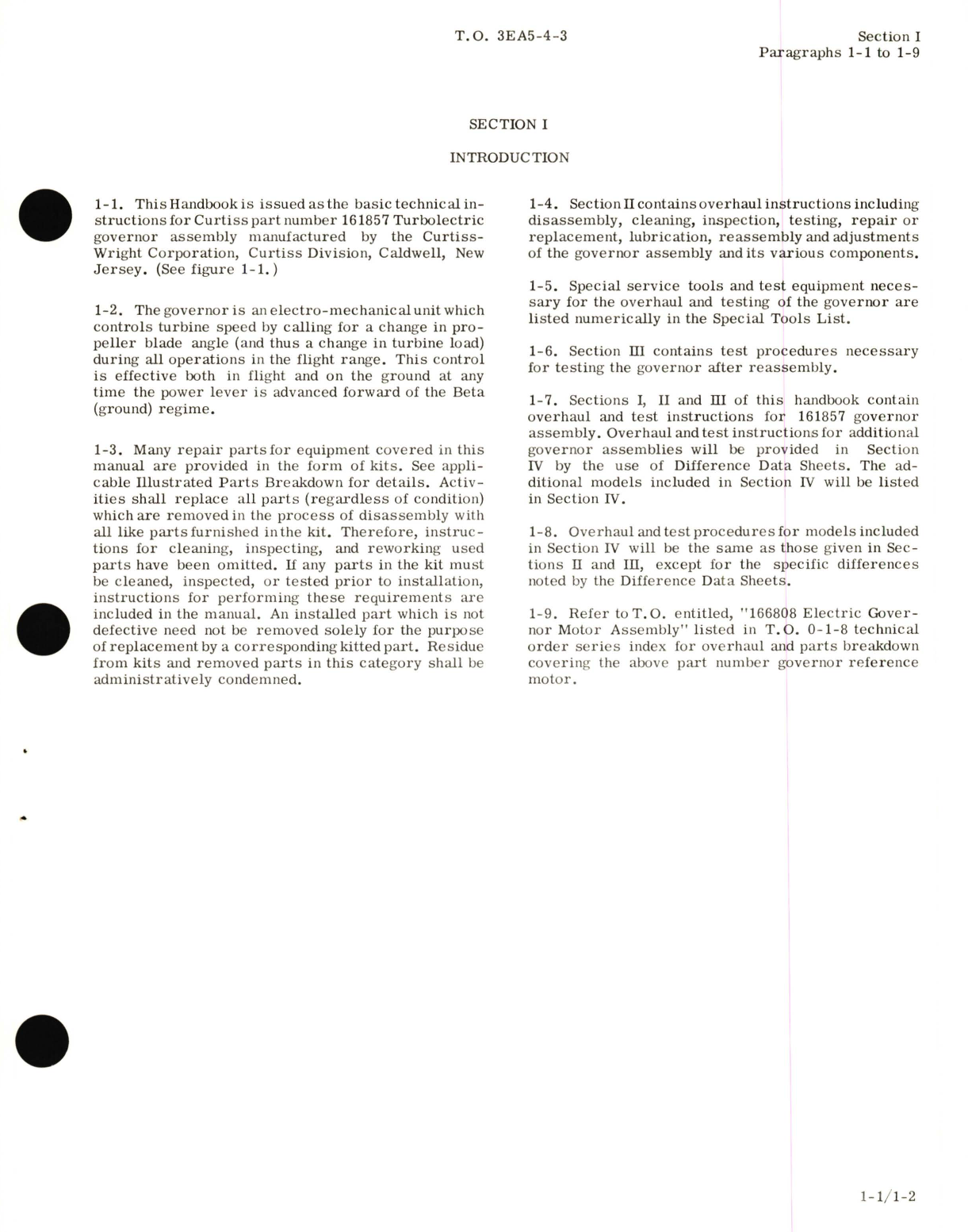 Sample page 7 from AirCorps Library document: Overhaul for Turbolectric Governor Assembly Part No 161857 