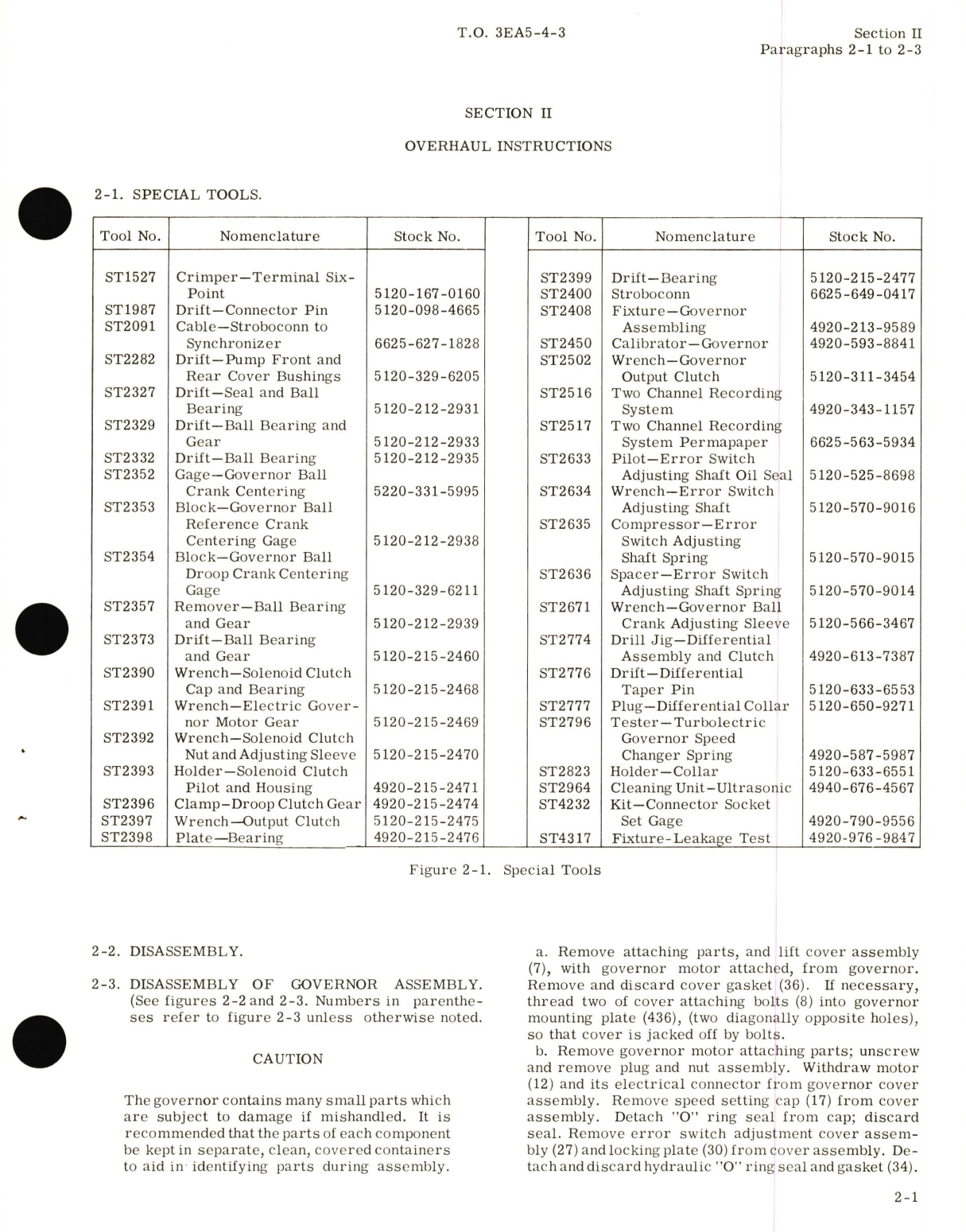 Sample page 9 from AirCorps Library document: Overhaul for Turbolectric Governor Assembly Part No 161857 