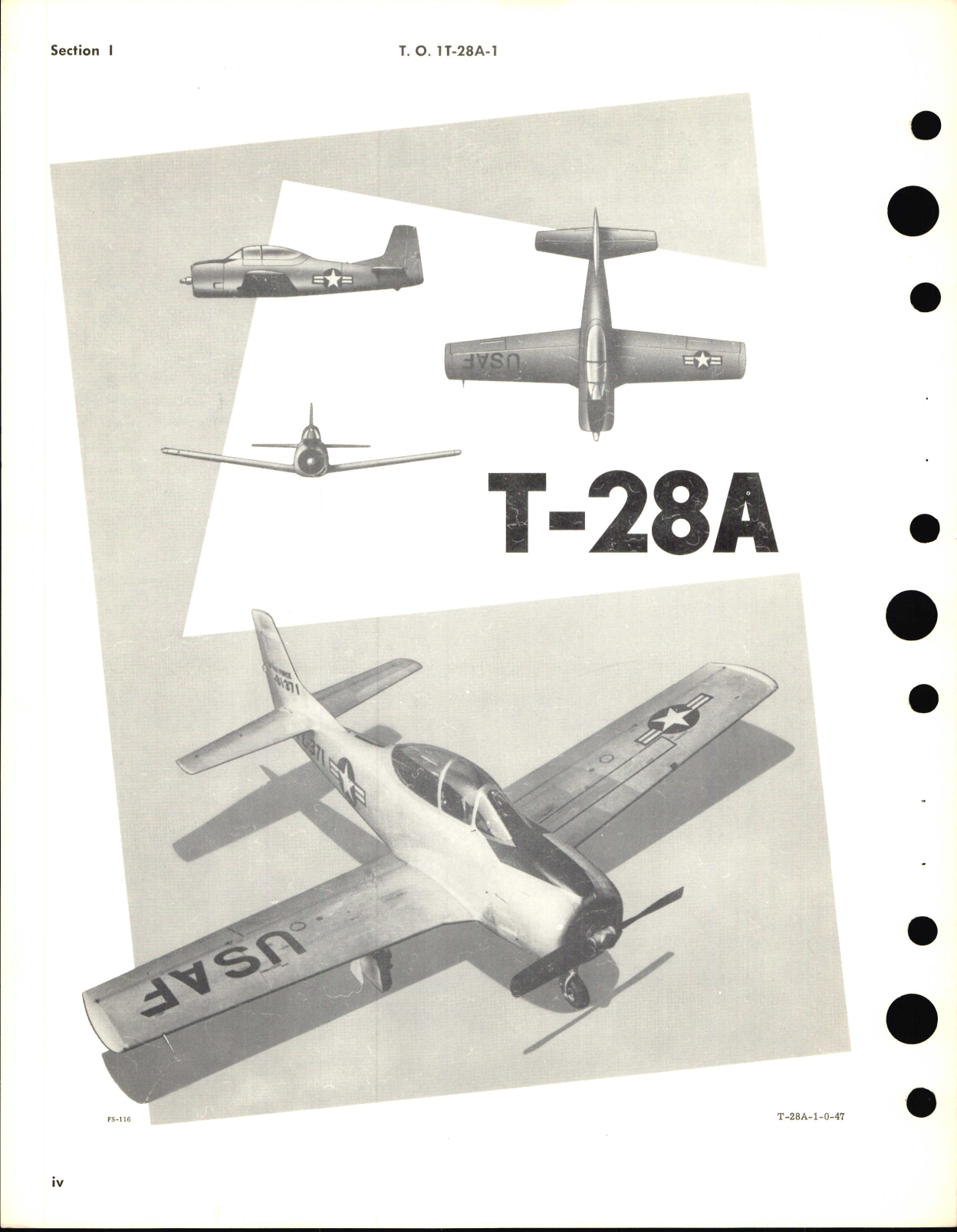 Sample page 6 from AirCorps Library document: Flight Manual for T-28A and T-28D