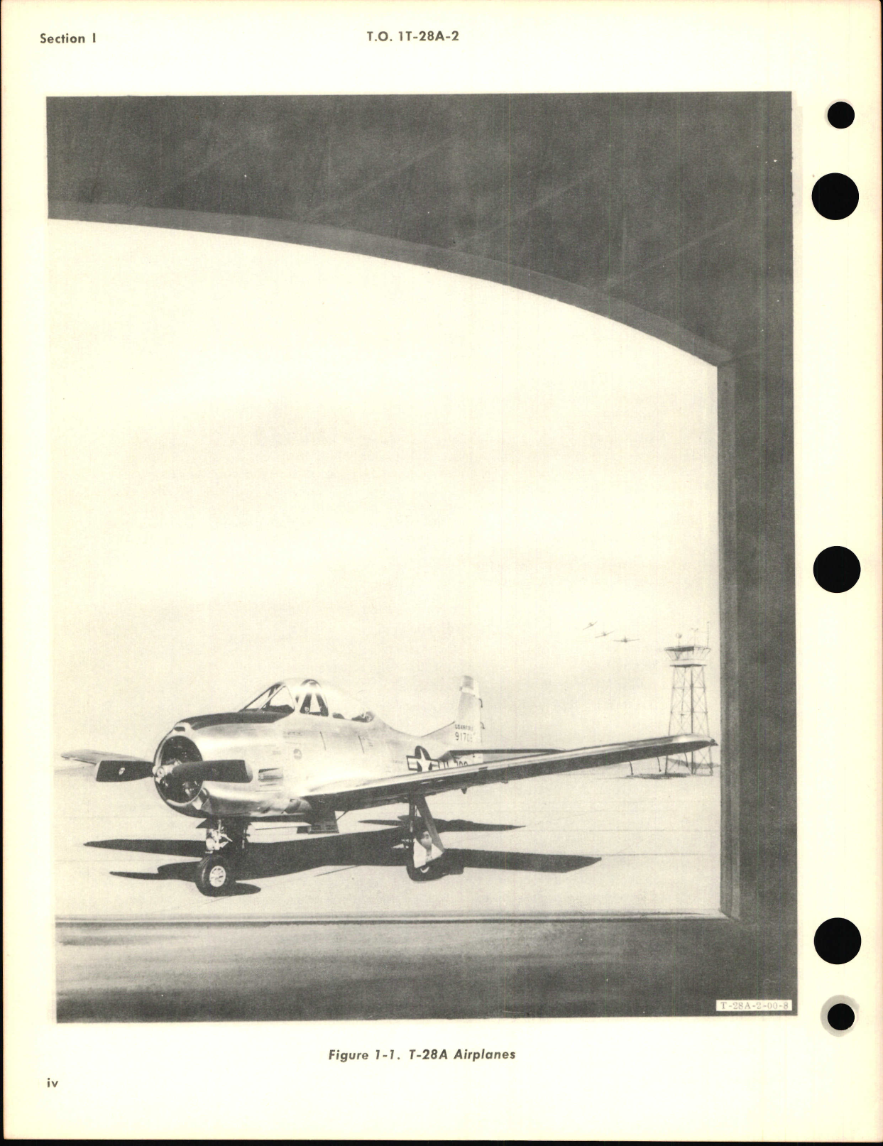 Sample page 8 from AirCorps Library document: Maintenance Manual for T-28A and T-28D