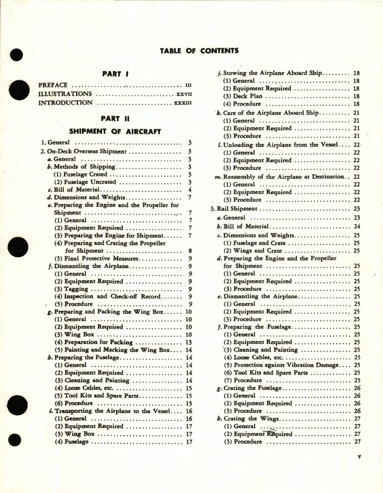 Sample page 5 from AirCorps Library document: Instructions for the Erection and Maintenance of the Model SBD-5 Airplane