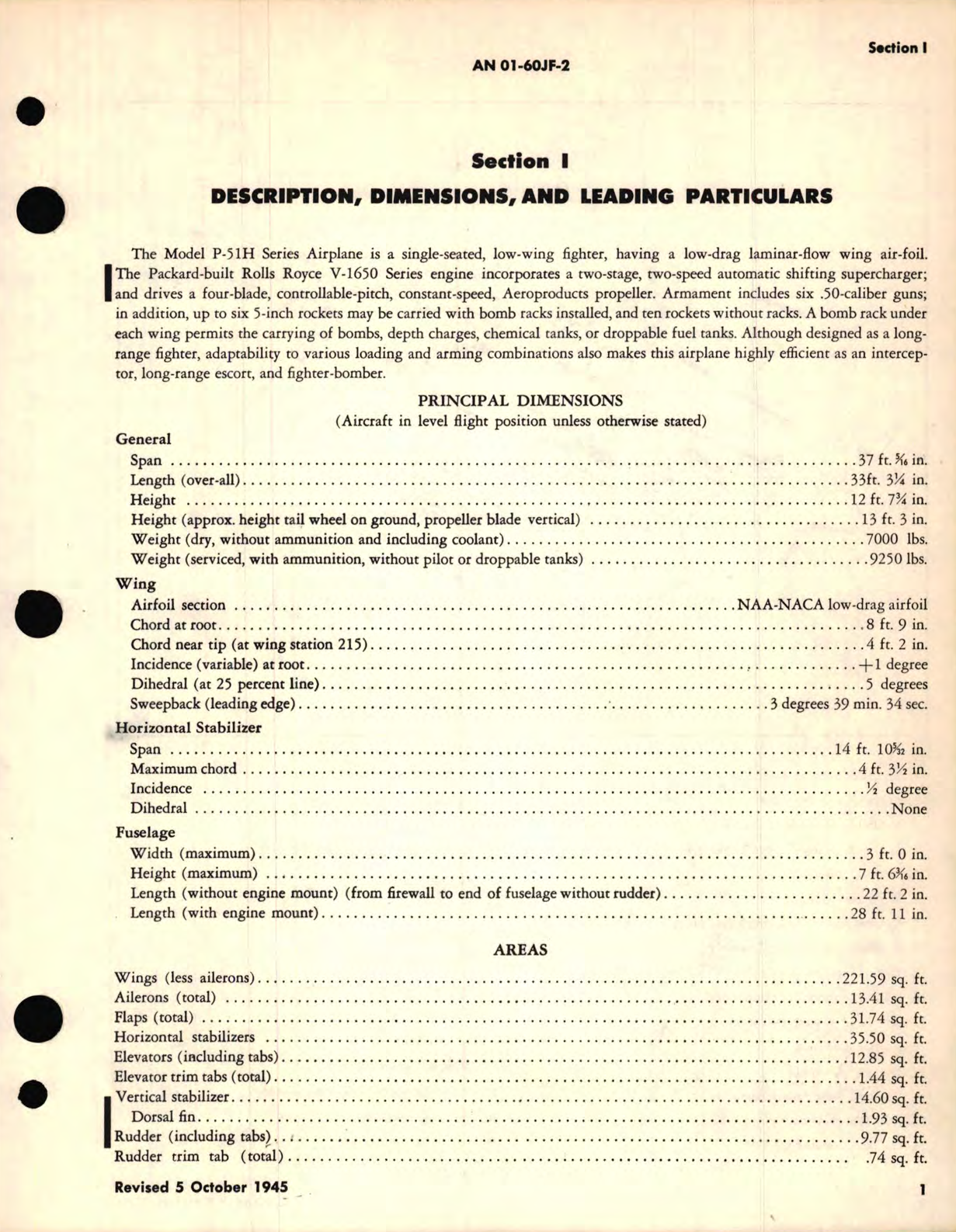 Sample page 7 from AirCorps Library document: Erection and Maintenance Instructions for USAF Series F-51H1, F-51H-5, F-51H-10 Aircraft