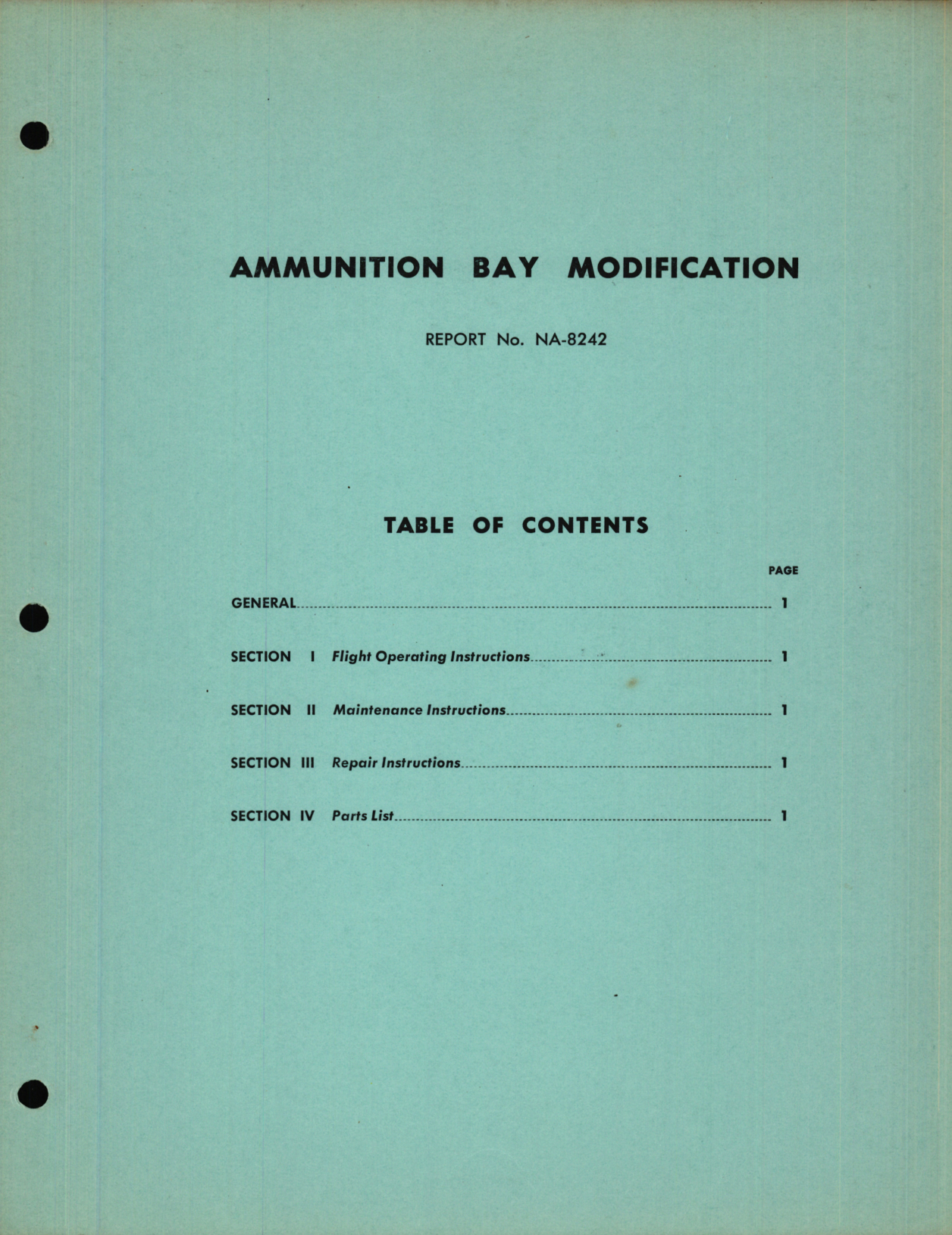 Sample page 3 from AirCorps Library document: Supplementary Instructions for  Ammunition Bay Modification 