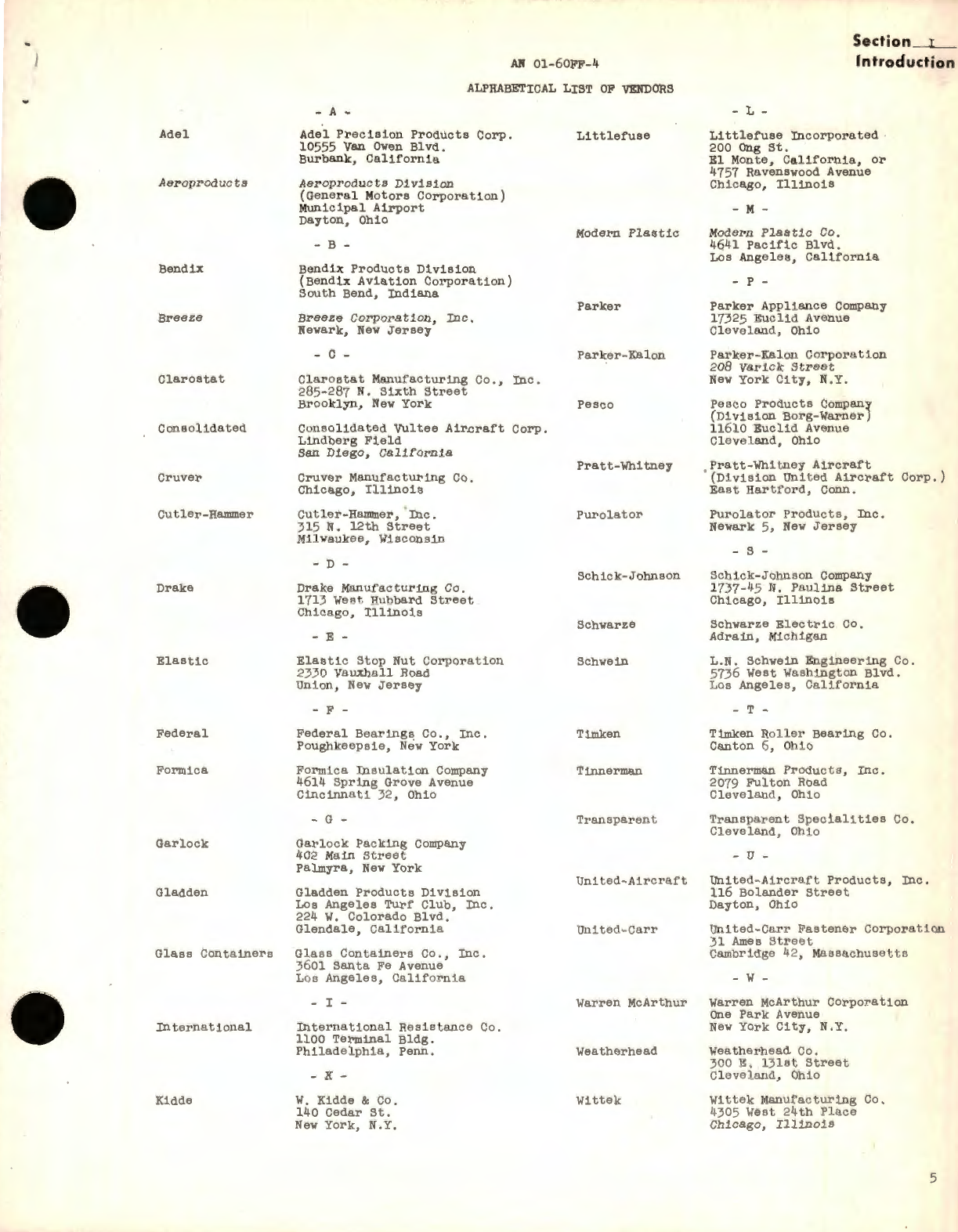 Sample page 9 from AirCorps Library document: Parts Catalog for USAF Series T-6D, T-6F Navy Modes SNJ-5, SNJ-6 