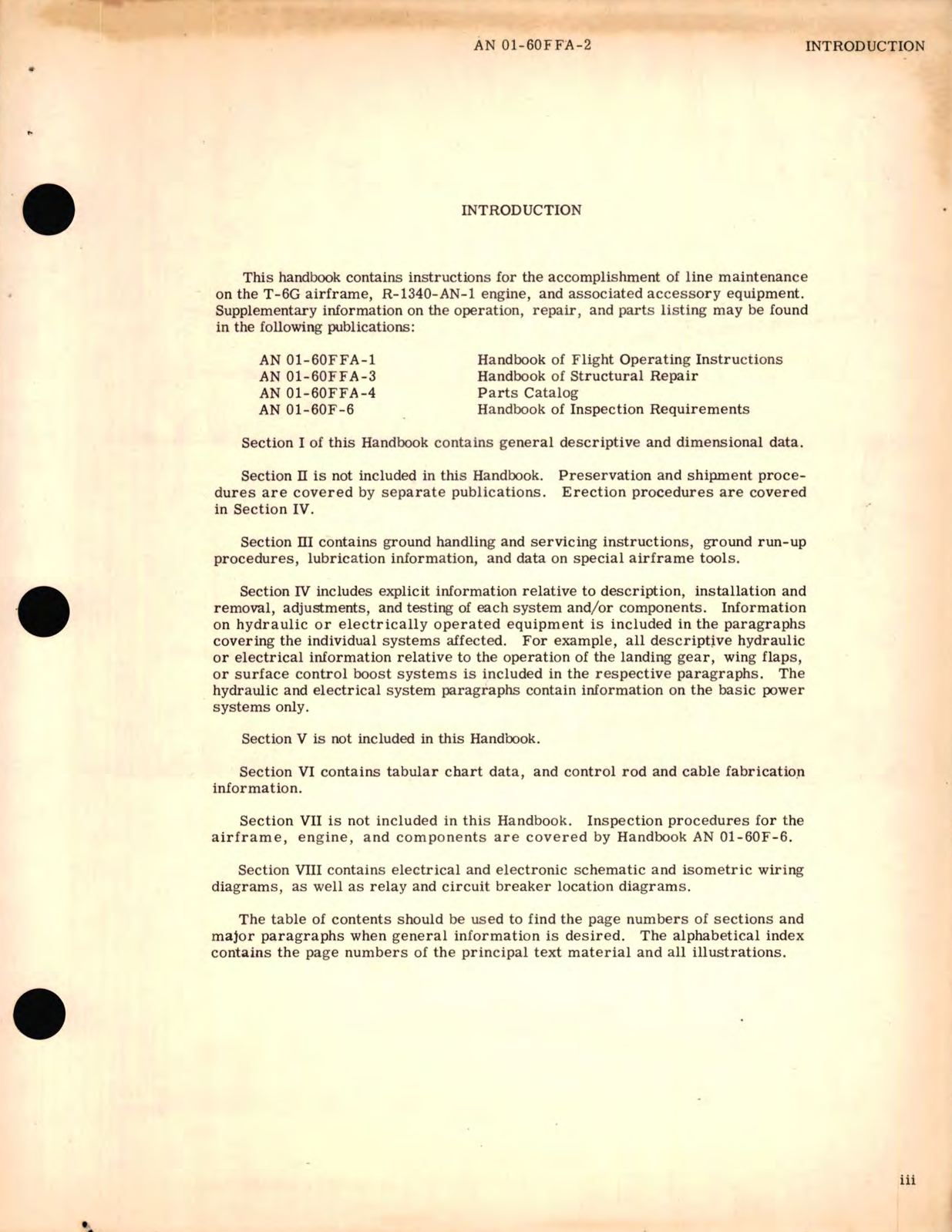 Sample page 7 from AirCorps Library document: Erection and Maintenance Instructions for USAF Series T-6G & LT-6G Aircraft