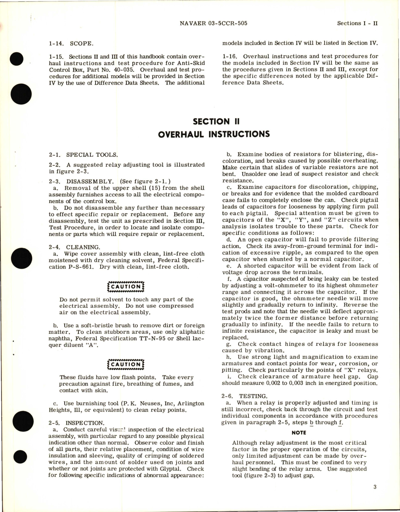 Sample page 5 from AirCorps Library document: Overhaul Instructions for Anti-Skid Control Box - Part 40-035
