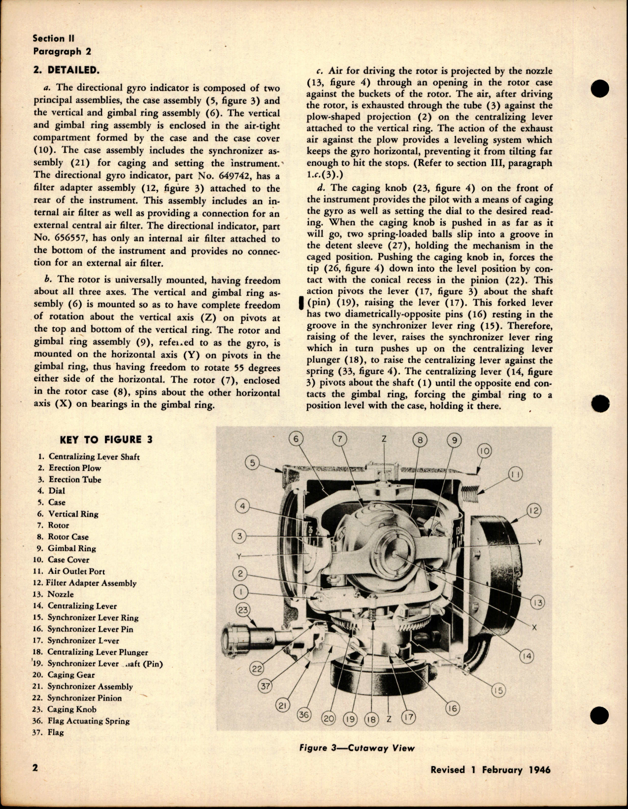Sample page 6 from AirCorps Library document: Overhaul Instructions for Gyro Horizon and Directional Gyro Indicators