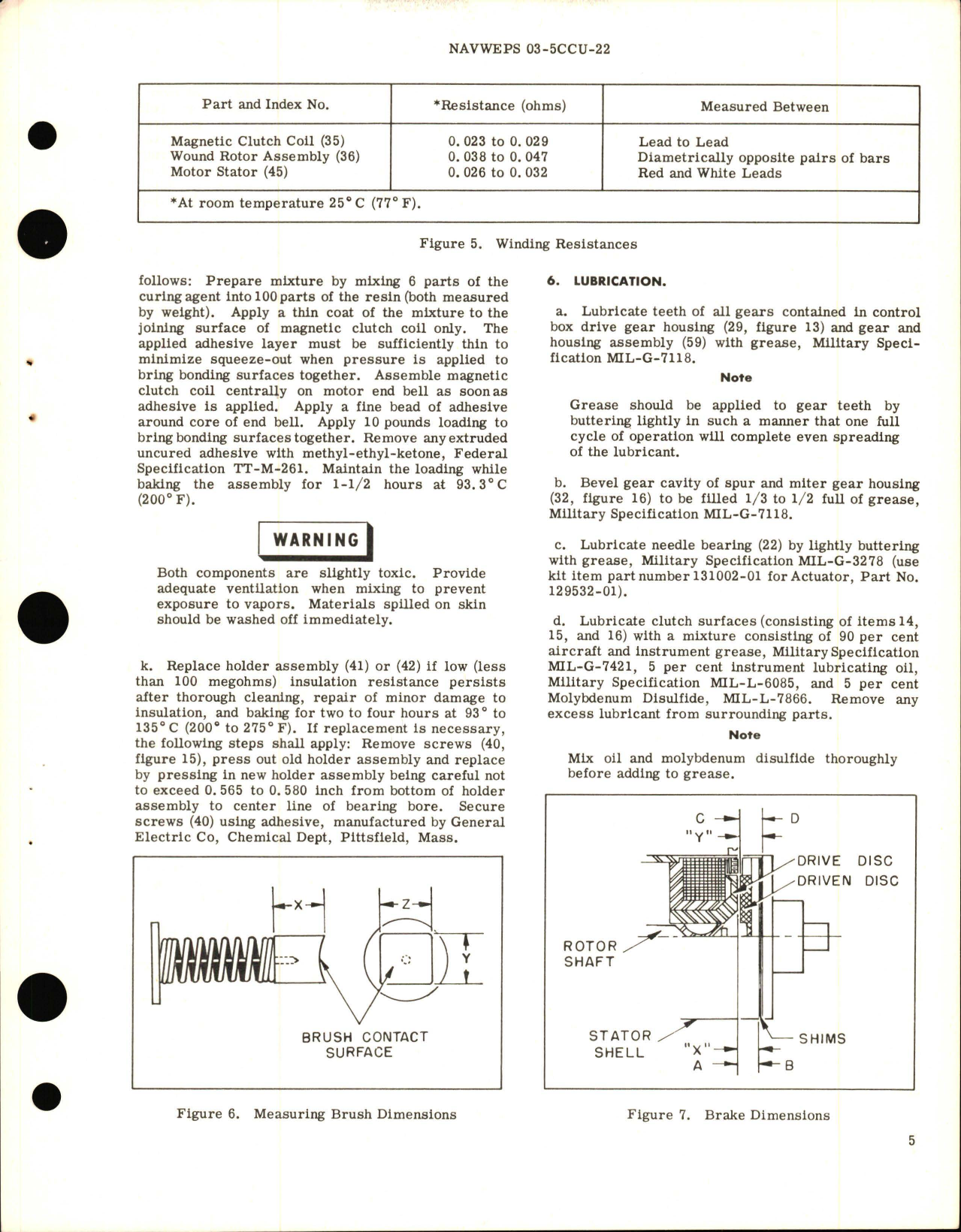 Sample page 7 from AirCorps Library document: Overhaul Instructions with Parts Breakdown for Actuator Motor - Parts 129532-01 and 129532-03 