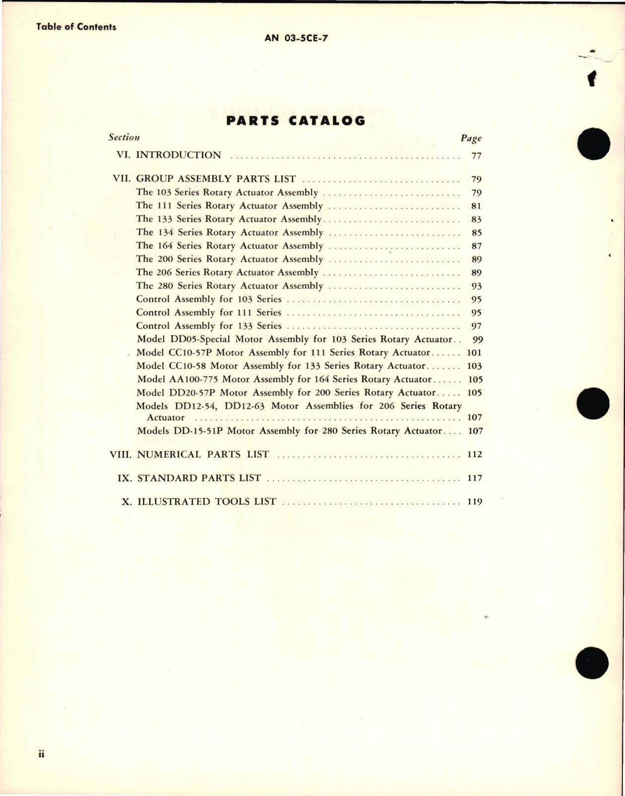 Sample page 8 from AirCorps Library document: Overhaul Instructions with Parts Catalog for Rotary Actuators