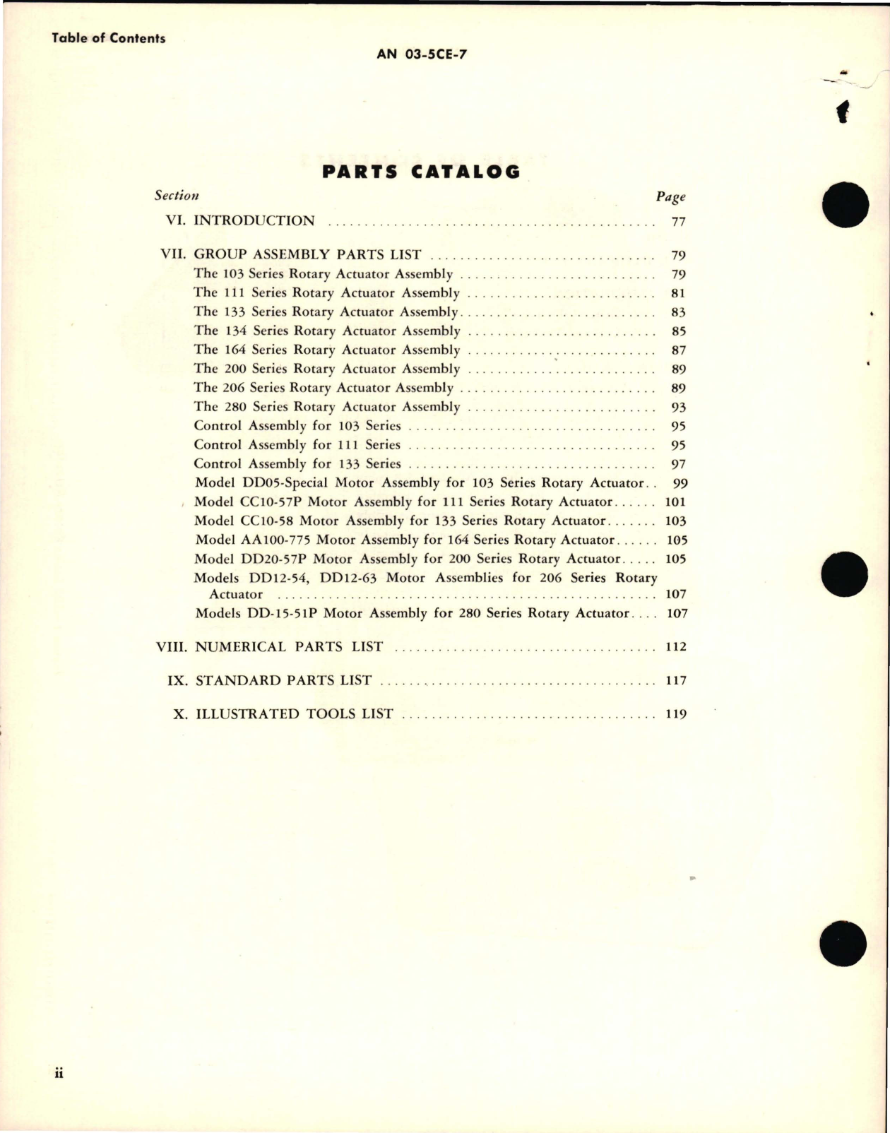 Sample page 8 from AirCorps Library document: Revision to Overhaul Instructions with Parts Catalog for Rotary Actuators