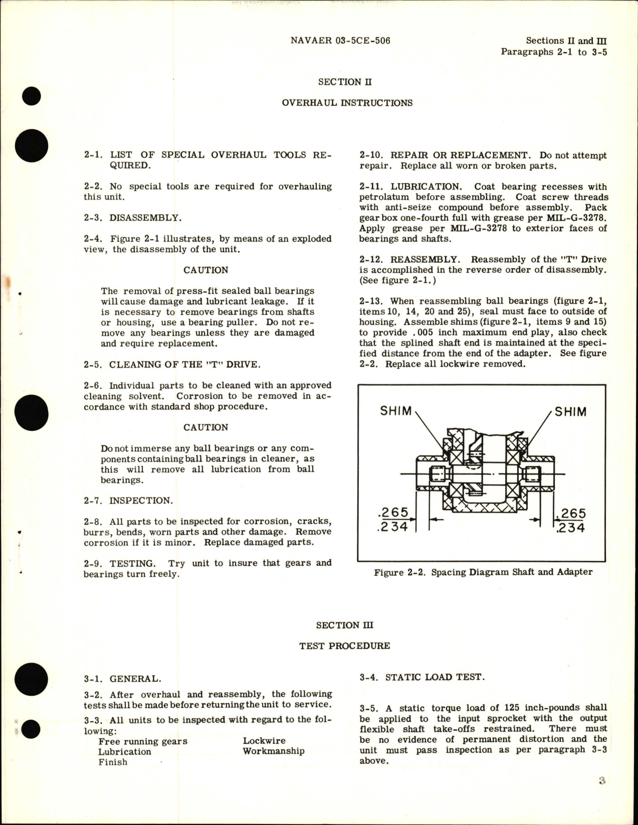 Sample page 5 from AirCorps Library document: Overhaul Instructions for T Drive - Part M-5310