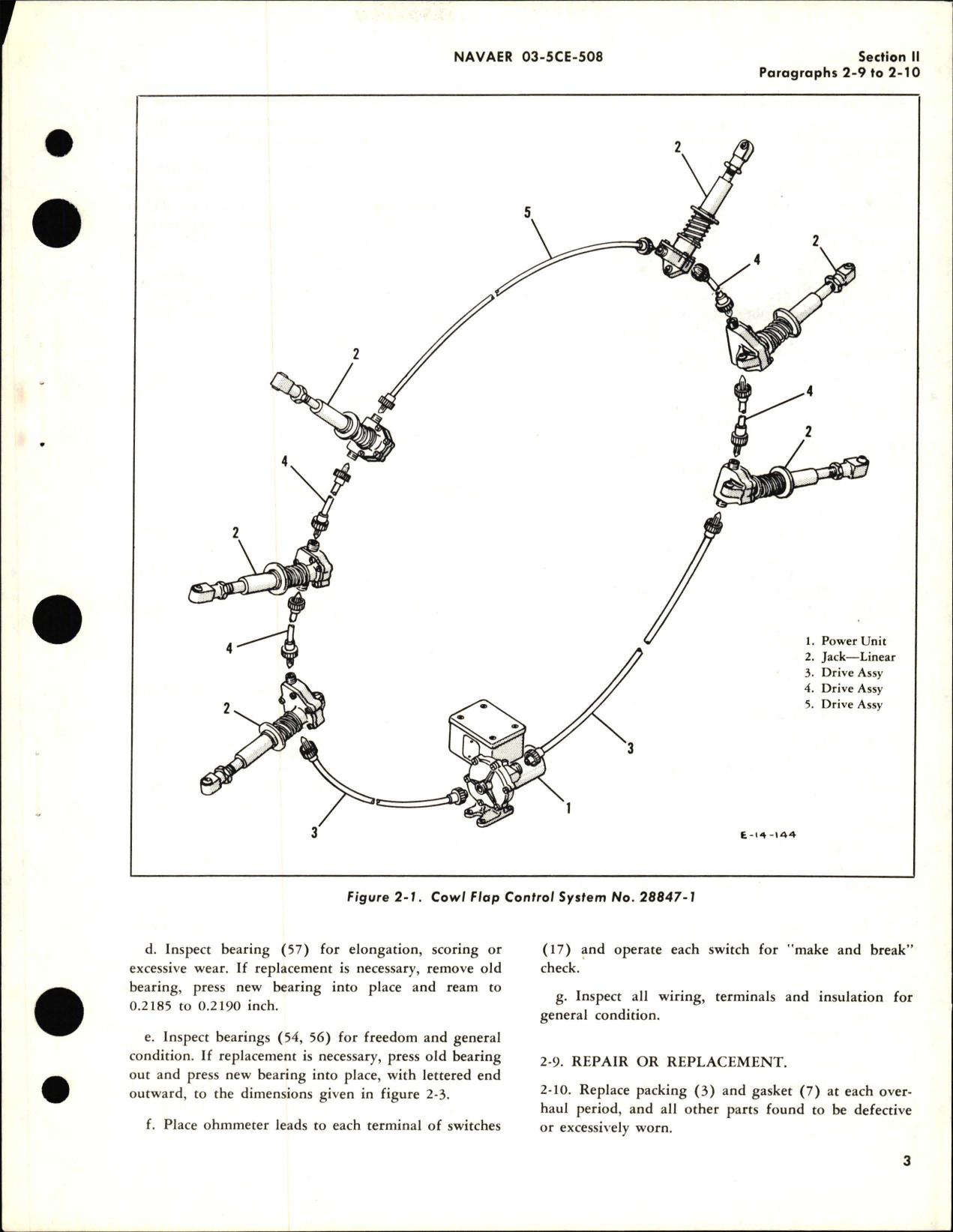 Sample page 7 from AirCorps Library document: Overhaul Instructions for Cowl Flap Control System - Part 28847-1