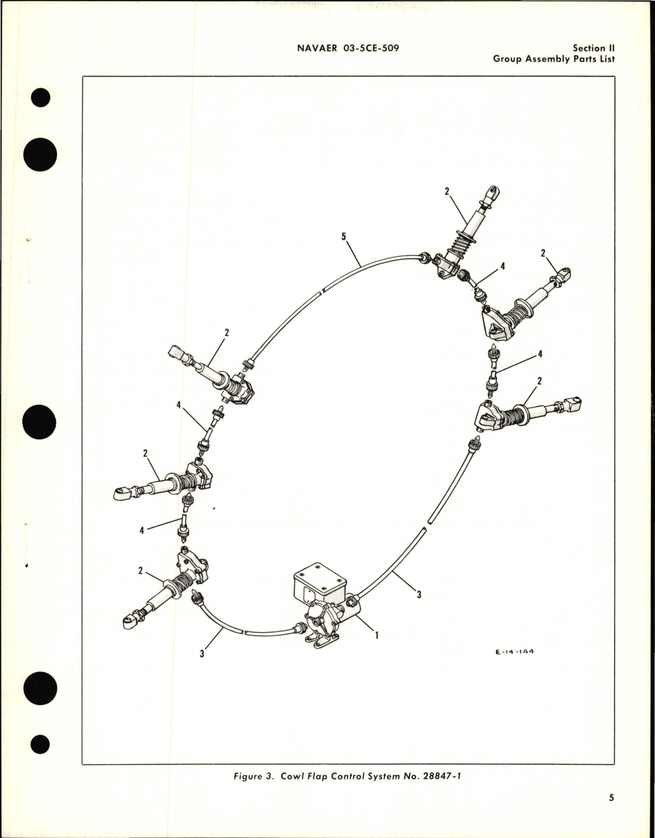 Sample page 7 from AirCorps Library document: Illustrated Parts Breakdown for Cowl Flap Control System - Part 28847-1