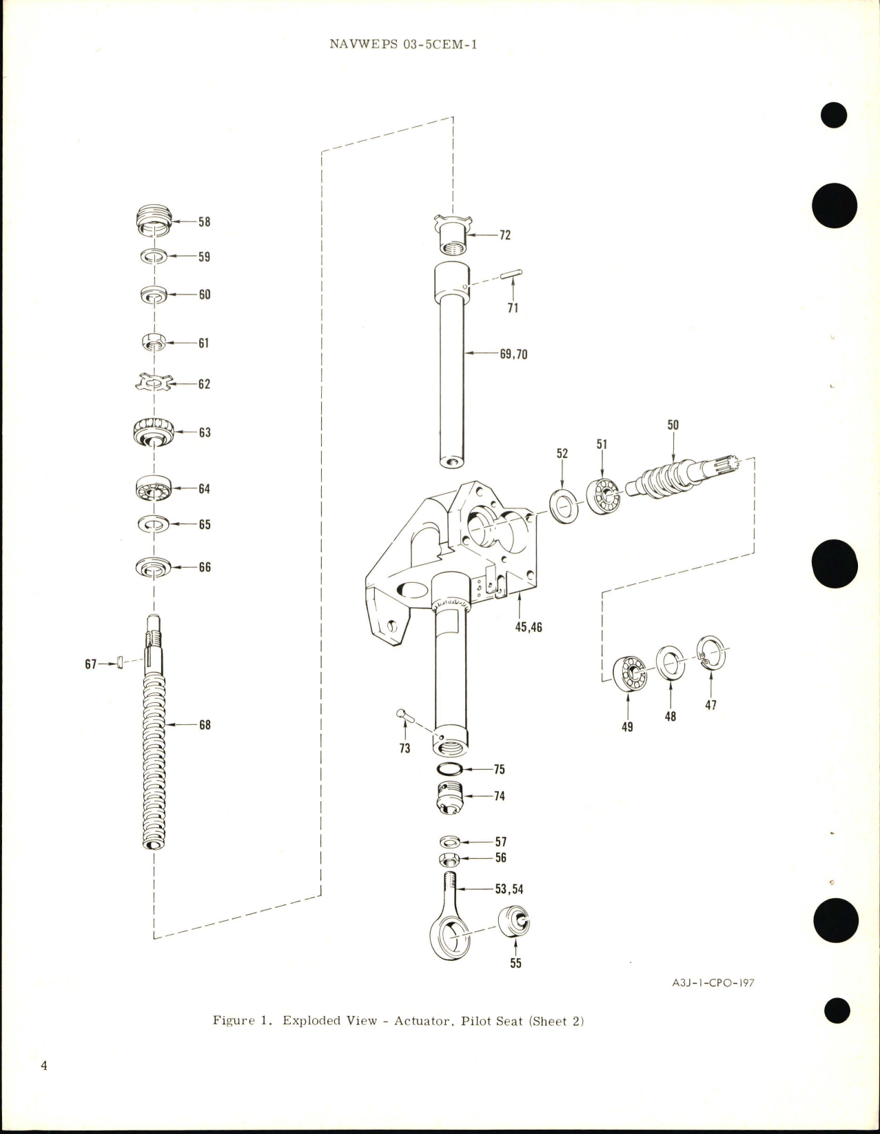 Sample page 6 from AirCorps Library document: Overhaul Instructions with Parts Breakdown for Pilot Seat Actuator - Part 43800-3 
