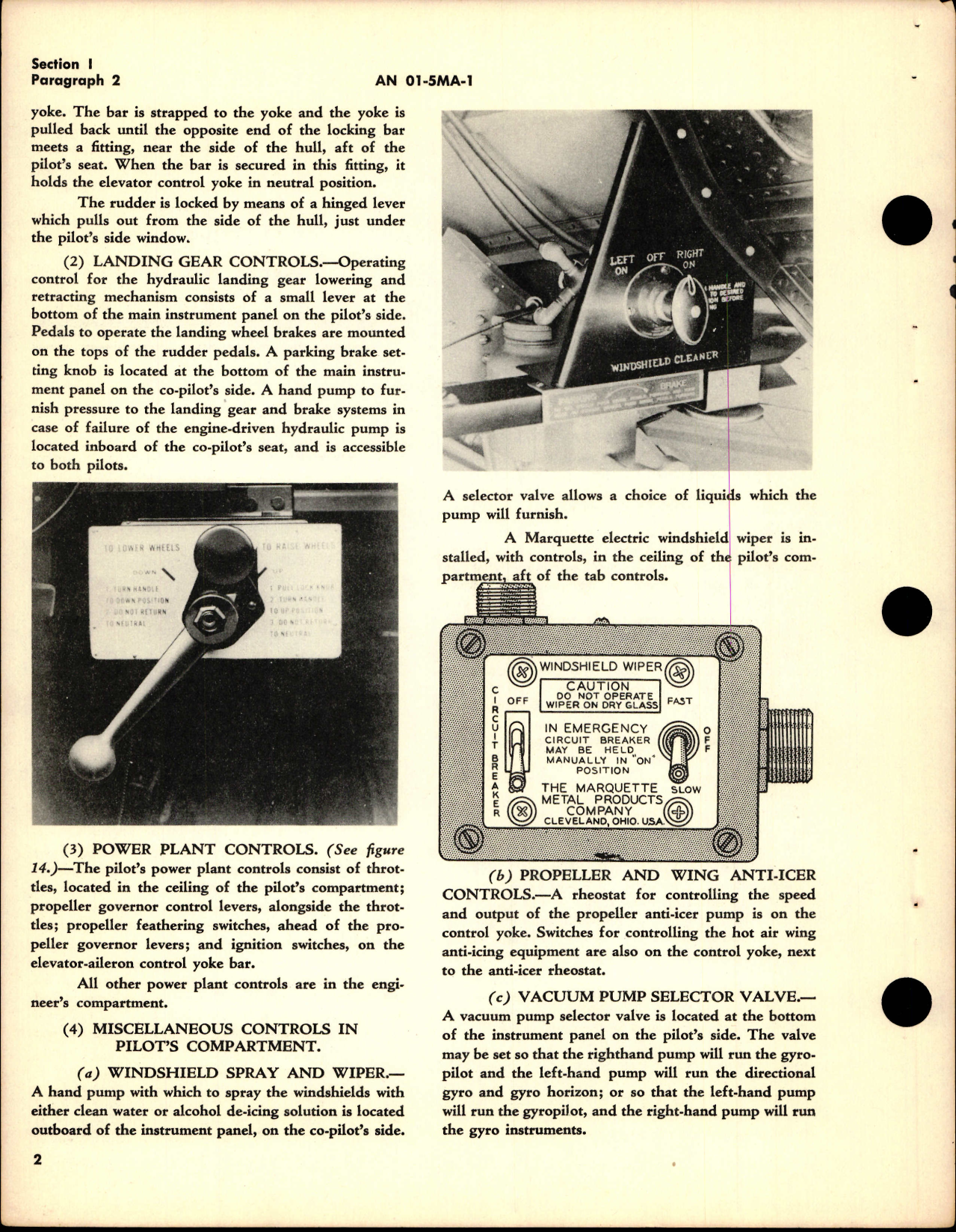 Sample page 6 from AirCorps Library document: Pilot's Flight Operating Instructions for PBY-5A