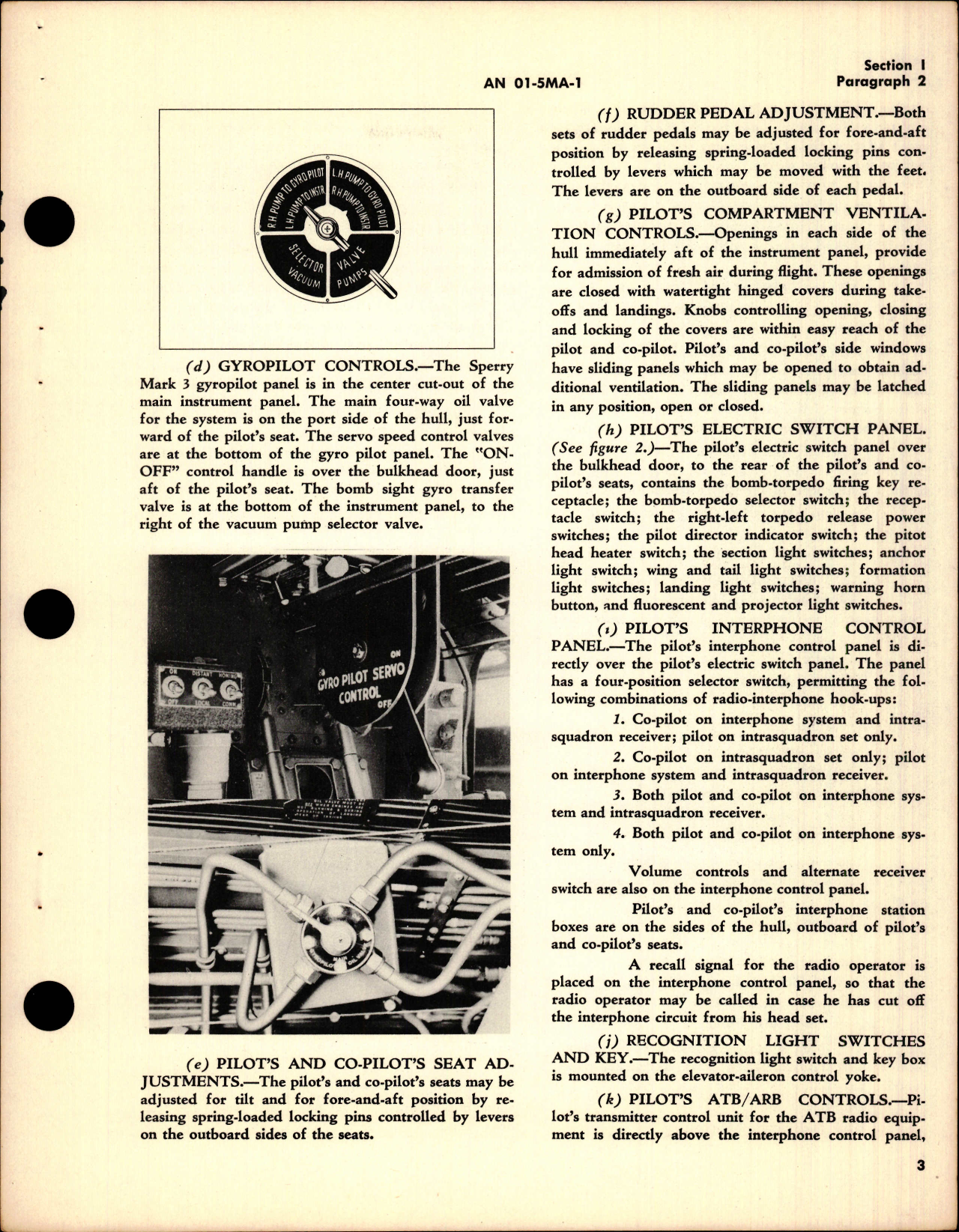 Sample page 7 from AirCorps Library document: Pilot's Flight Operating Instructions for PBY-5A
