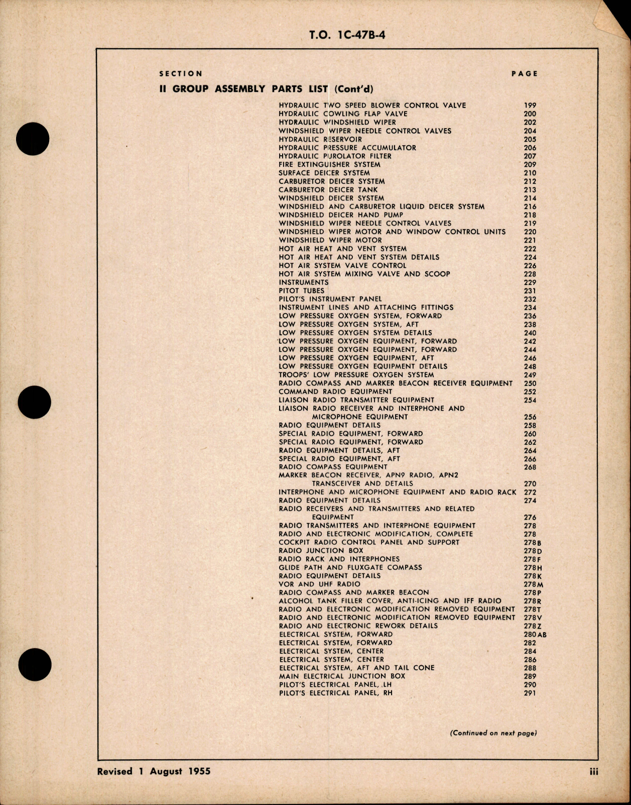 Sample page 5 from AirCorps Library document: Illustrated Parts Breakdown for C-47B, D, and R4D-6