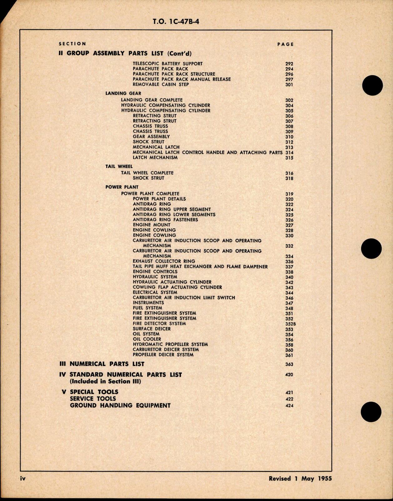Sample page 6 from AirCorps Library document: Illustrated Parts Breakdown for C-47B, D, and R4D-6