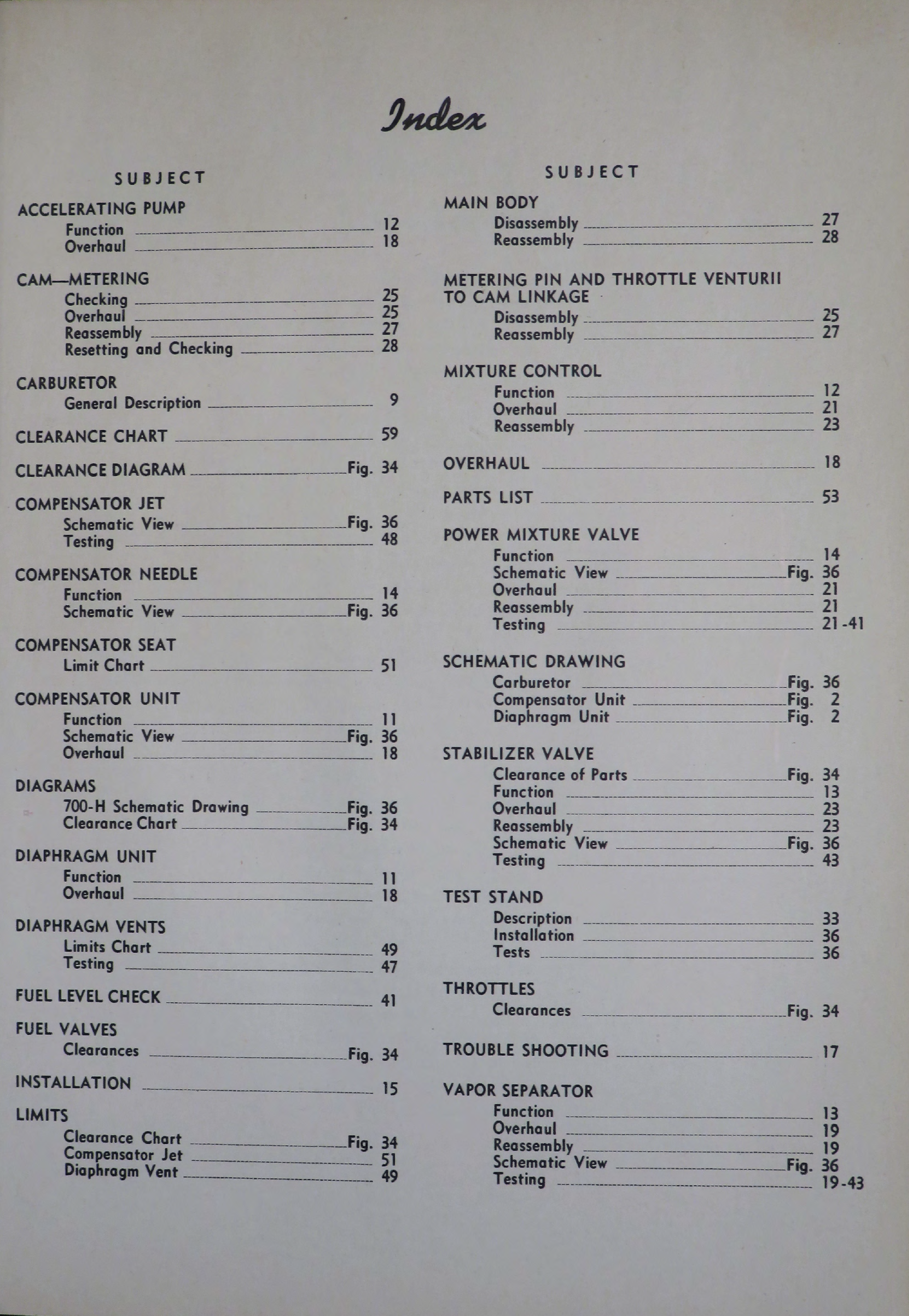 Sample page 7 from AirCorps Library document: Holley Aircraft Carburetors Model 700-H Instruction Manual