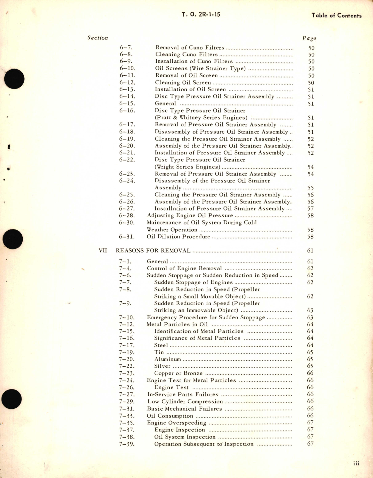 Sample page 5 from AirCorps Library document: Handbook for Reciprocating Engine Conditioning