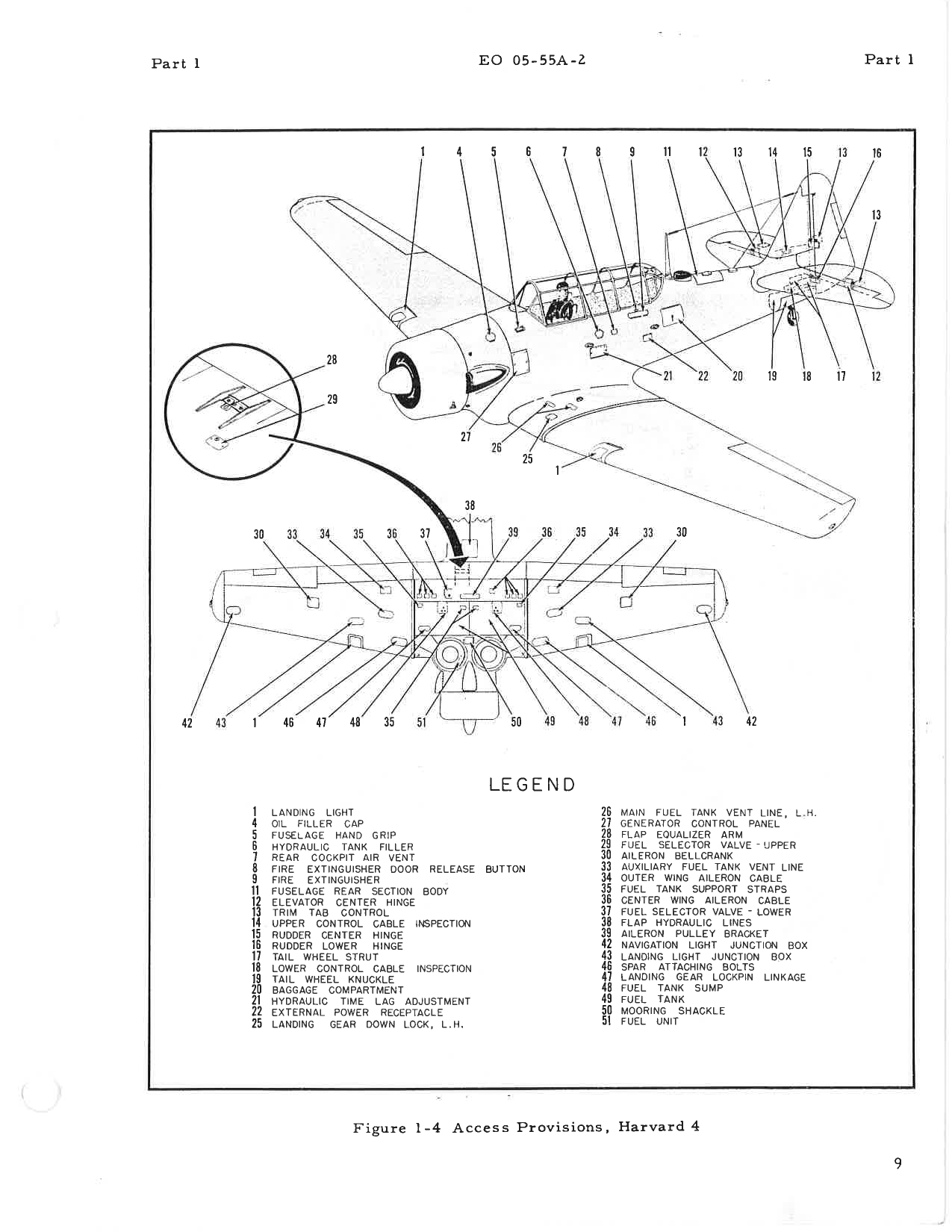Sample page 24 from AirCorps Library document: Description & Maintenance Instructions for Harvard 2, 2A, & 4