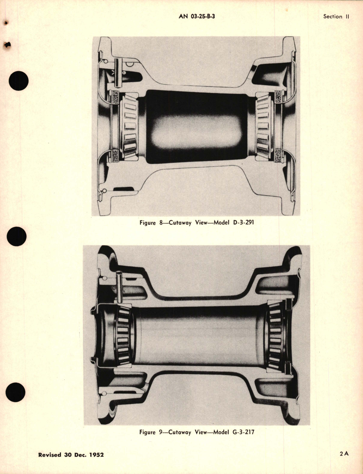 Sample page 9 from AirCorps Library document: Operation, Service, and Overhaul Instructions with Parts Catalog for Nose and Tail Wheels