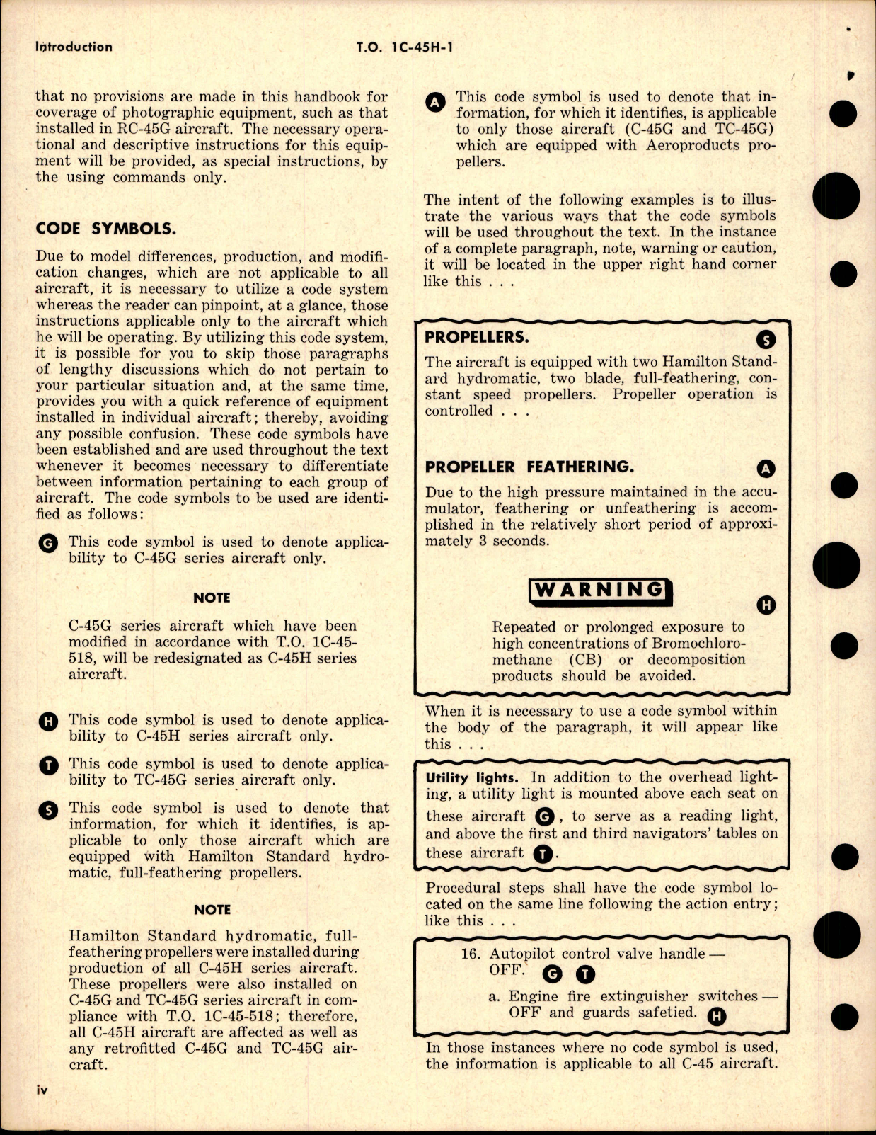 Sample page 6 from AirCorps Library document: Flight Handbook for C-45G, TC-45G, and C-45H