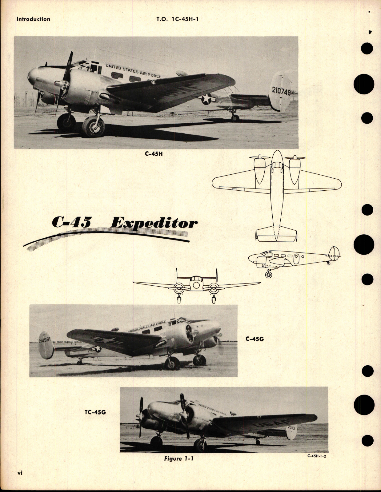 Sample page 8 from AirCorps Library document: Flight Handbook for C-45G, TC-45G, and C-45H