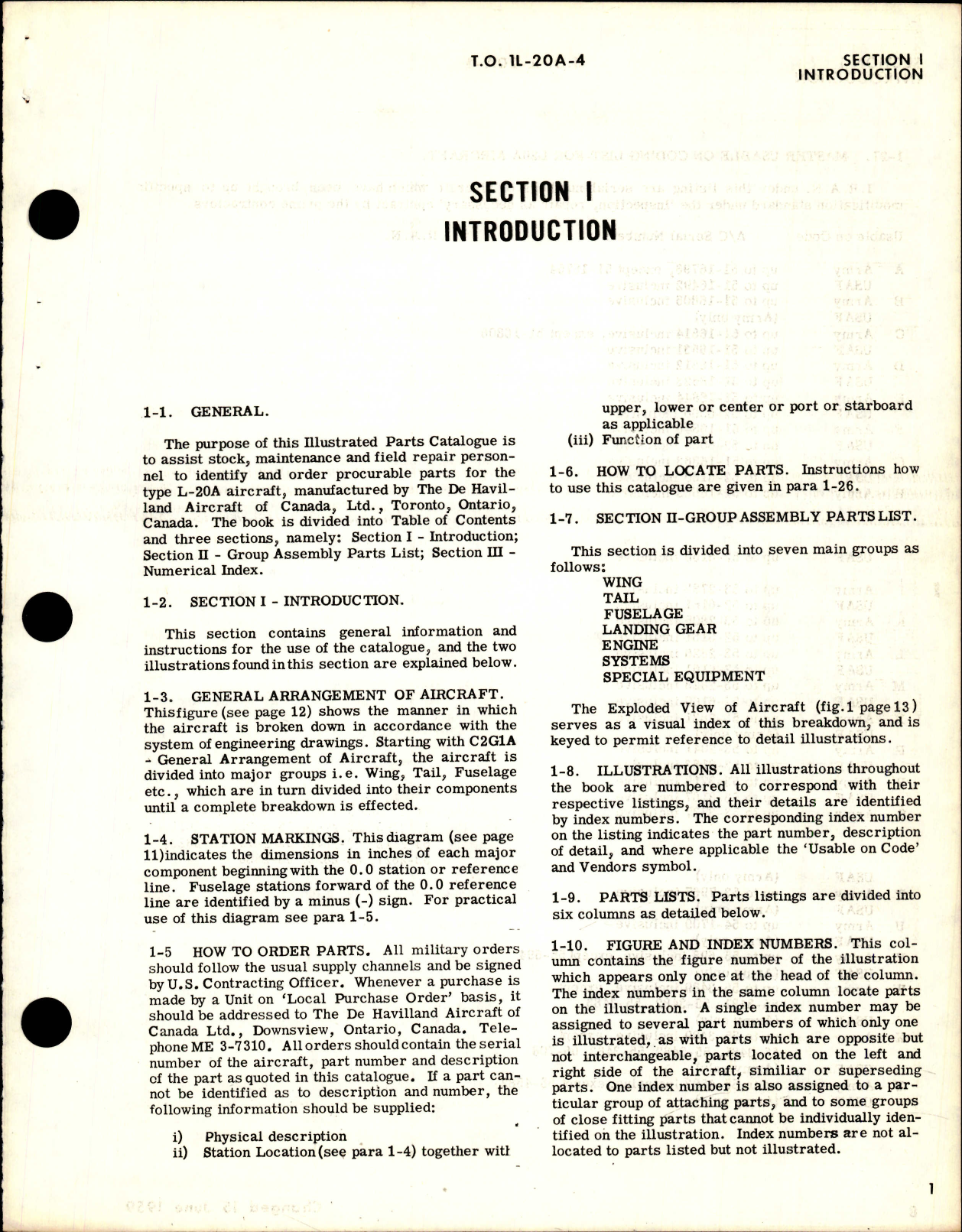 Sample page 7 from AirCorps Library document: Parts Catalog for L-20A 