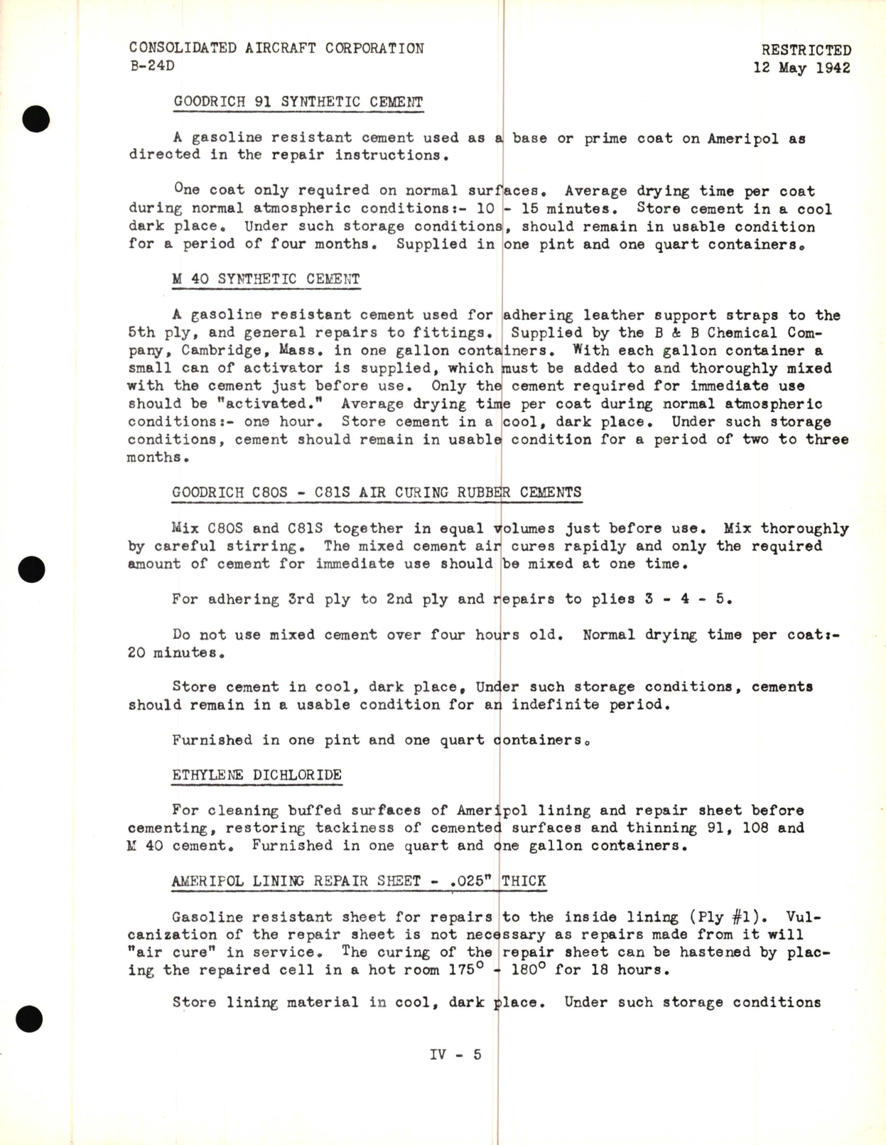 Sample page 7 from AirCorps Library document: Fuel Cells Lecture, B-24D Model - Familiarization Manual