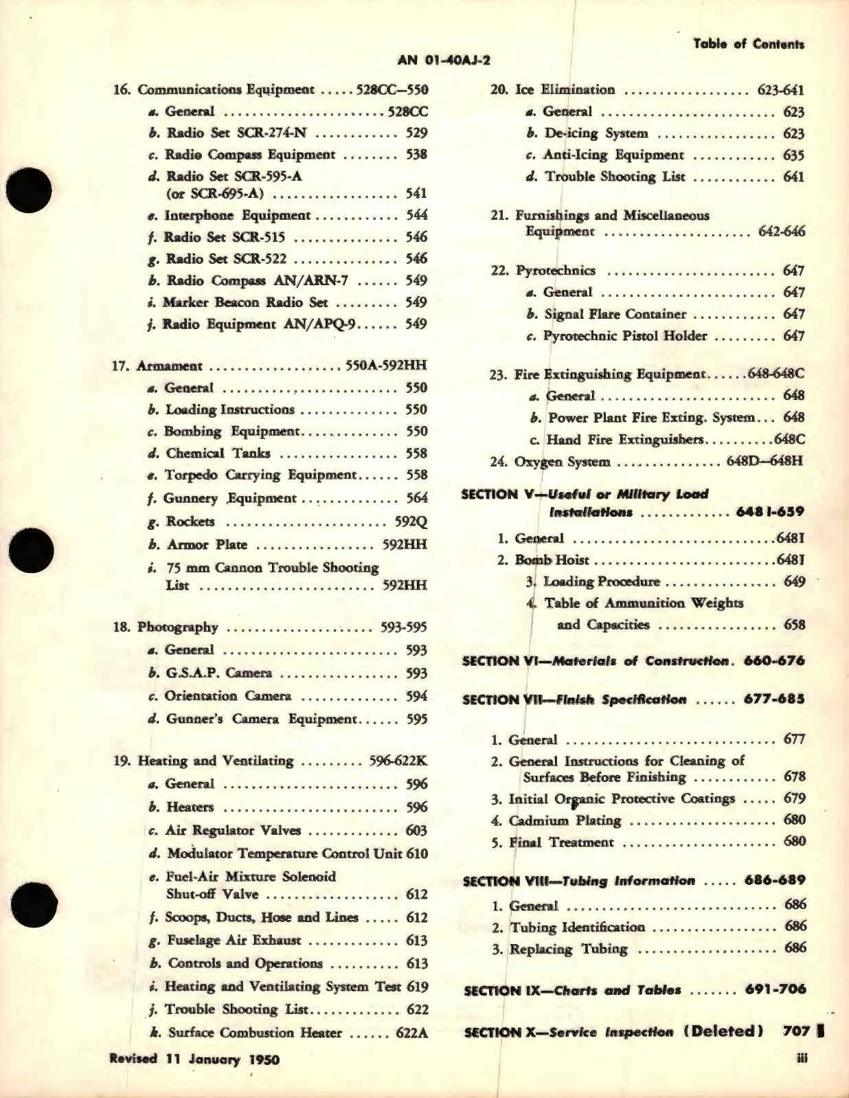 Sample page 9 from AirCorps Library document: Erection and Maintenance Instructions for USAF Series B-26B, B-26C and RB-26C Aircraft