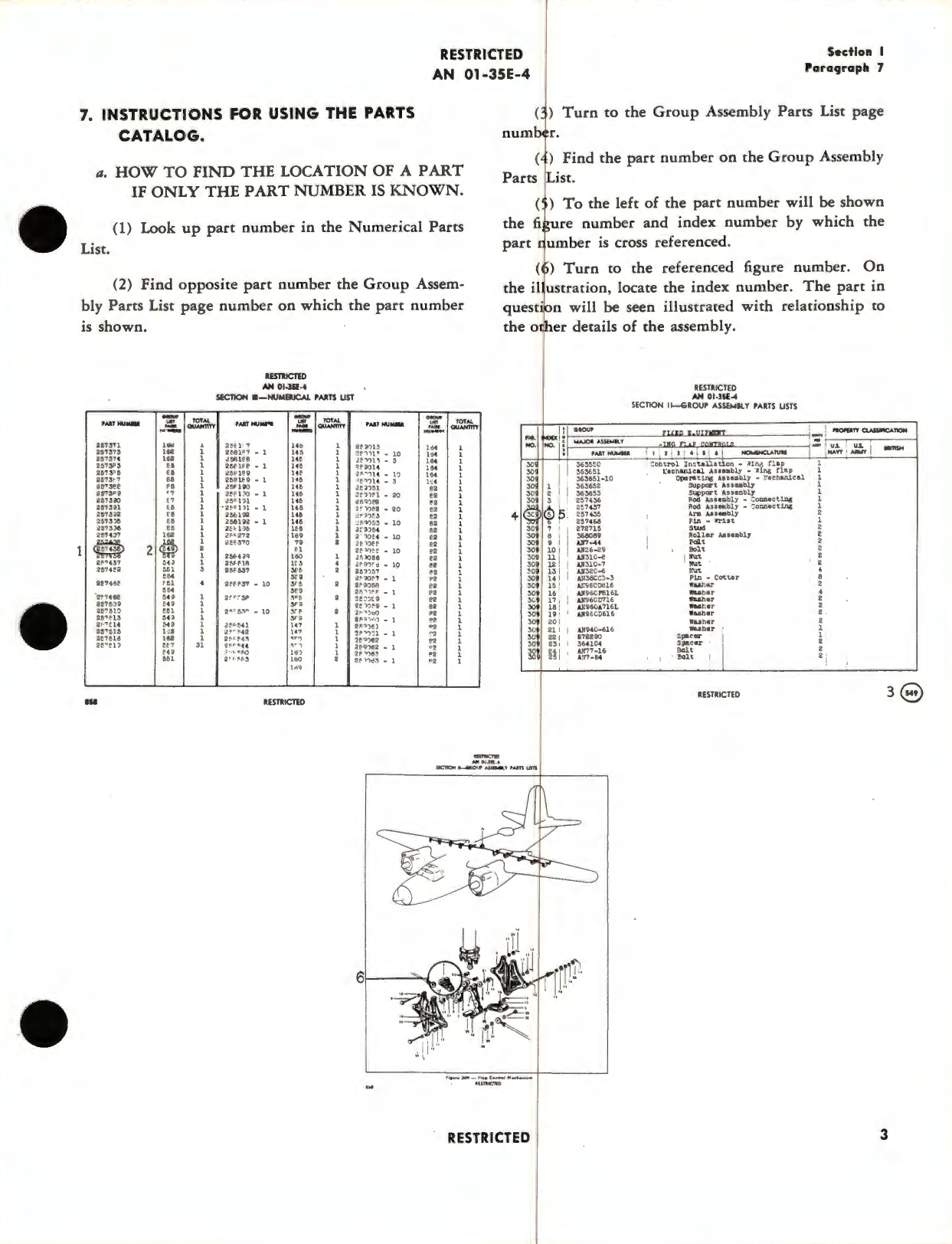 Sample page 5 from AirCorps Library document: Airplane Parts Catalog for Army Models B-26 Series British Model Marauder I,  II, and III Navy Model JM-1 Airplanes