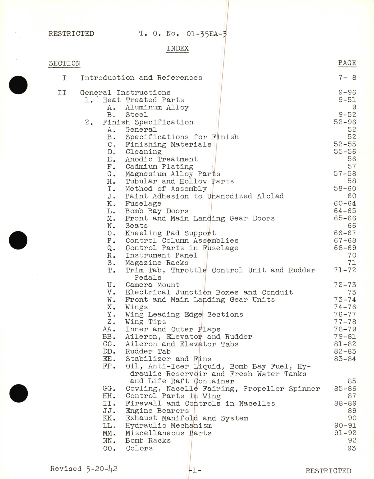 Sample page 7 from AirCorps Library document: Overhaul Instructions for Army Models RB-26, RB-26A and B-26B