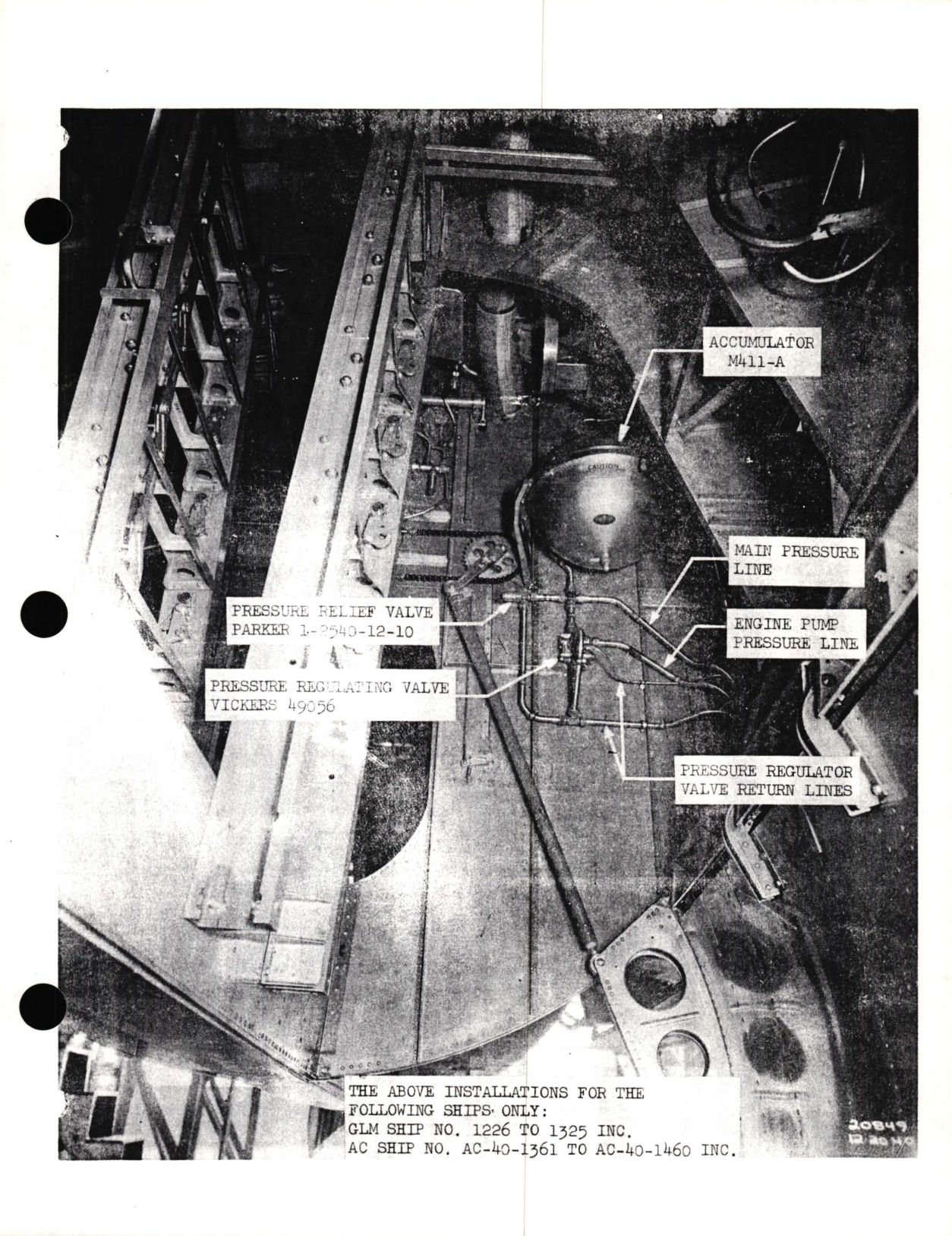 Sample page 7 from AirCorps Library document: Service and Operation Instructions for Covering Trouble Shooting for Model B-26 Series hydraulic System