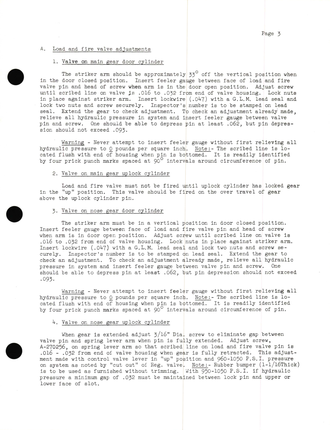 Sample page 9 from AirCorps Library document: Service and Operation Instructions for Covering Trouble Shooting for Model B-26 Series hydraulic System