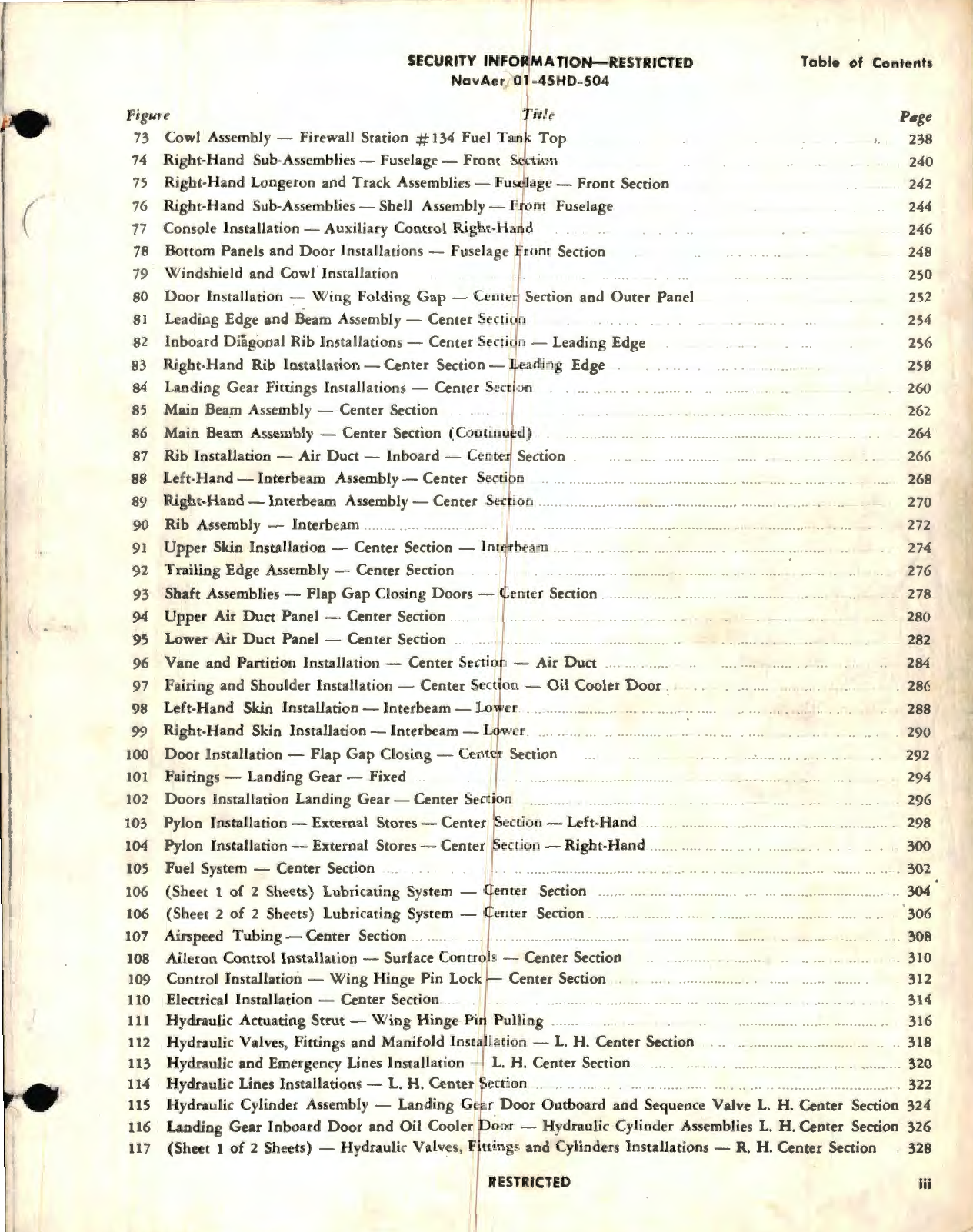 Sample page 5 from AirCorps Library document: Illustrated Maintenance Parts List for Navy Models F4U-5, -5N, -5NL, and -5P Aircraft