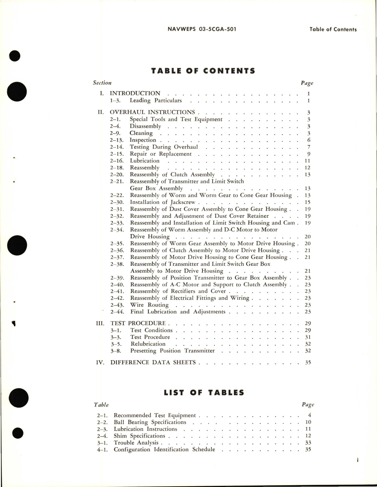 Sample page 5 from AirCorps Library document: Overhaul Instructions for Horizontal Stabilizer Actuator 