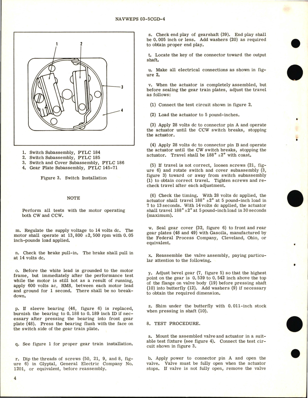 Sample page 6 from AirCorps Library document: Overhaul Instructions with Illustrated Parts Breakdown for Valve and Actuator Assembly - Part DYLZ 6537 and DYLZ 6537-1