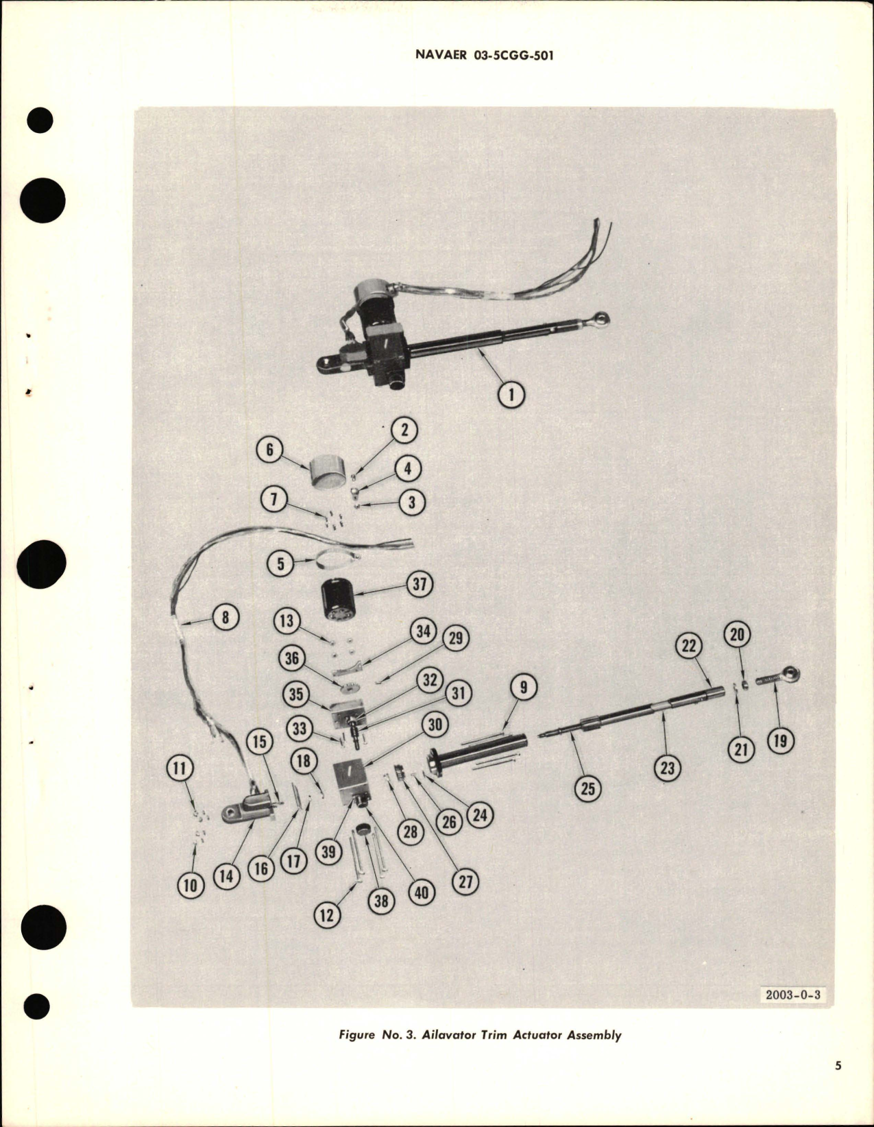 Sample page 5 from AirCorps Library document: Overhaul Instructions with Parts Breakdown for Actuator Assembly - Ailavator Trim - CV10-818089-1 