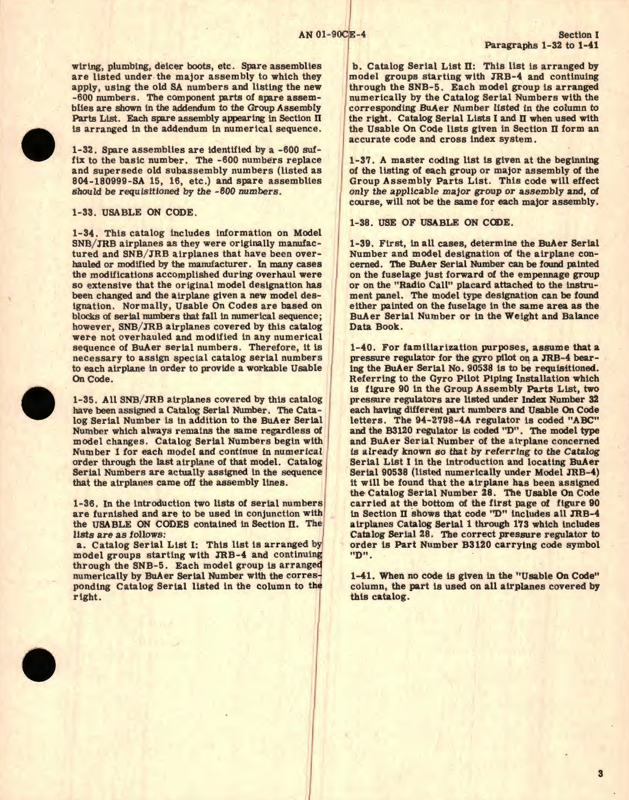 Sample page 9 from AirCorps Library document: Illustrated Parts Breakdown for Navy Models JRB-4, -5, -6, SNB-4, -5, -5P Aircraft