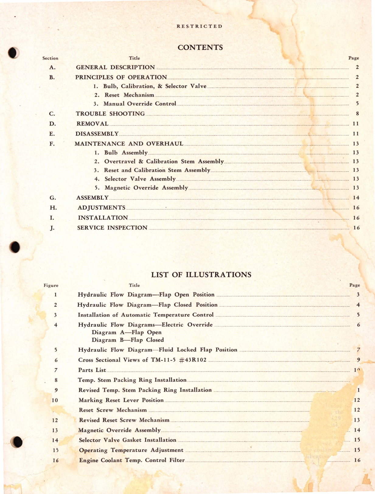 Sample page 5 from AirCorps Library document: Engine Coolant Temperature Control Service & Maintenance Manual for P-38, Model TM-11-5, Type 43R102 (General Controls)