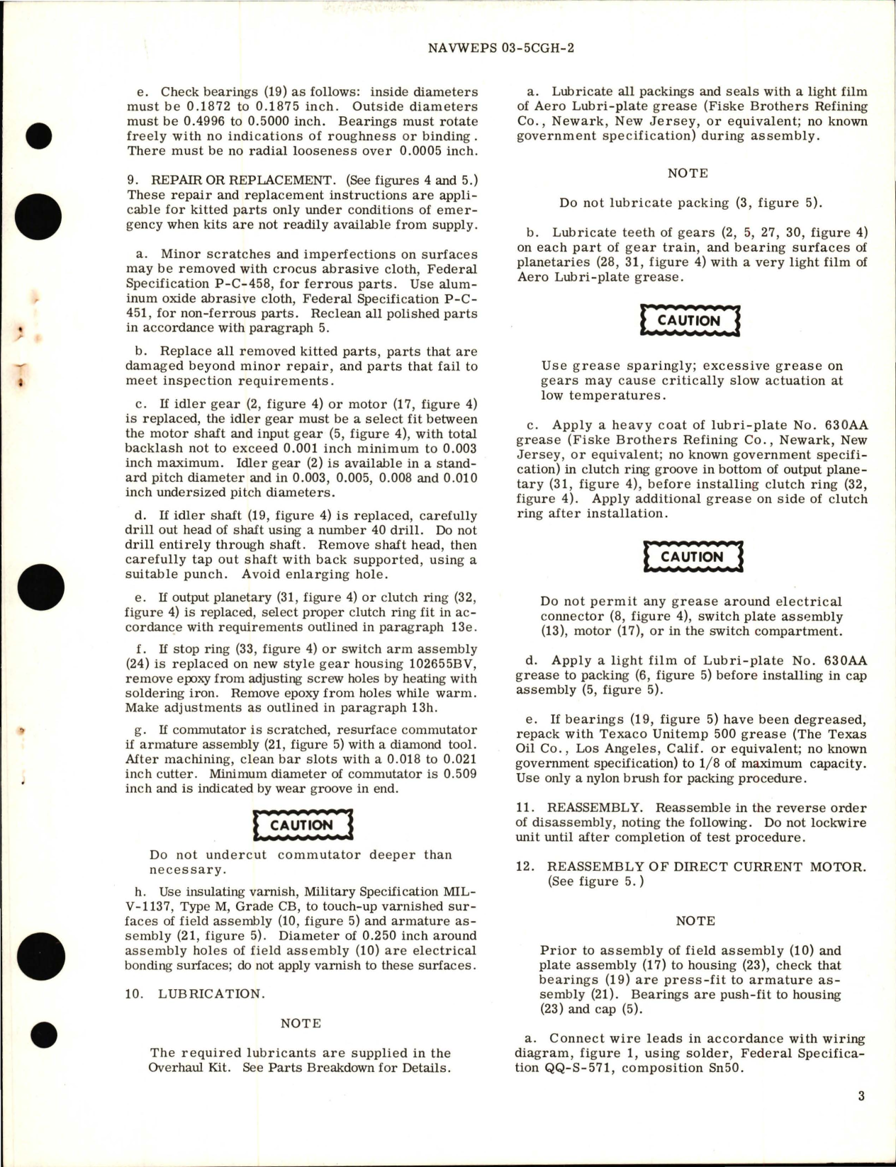 Sample page 5 from AirCorps Library document: Overhaul Instructions with Parts Breakdown for Actuator Assembly - Part MA11A1024B 