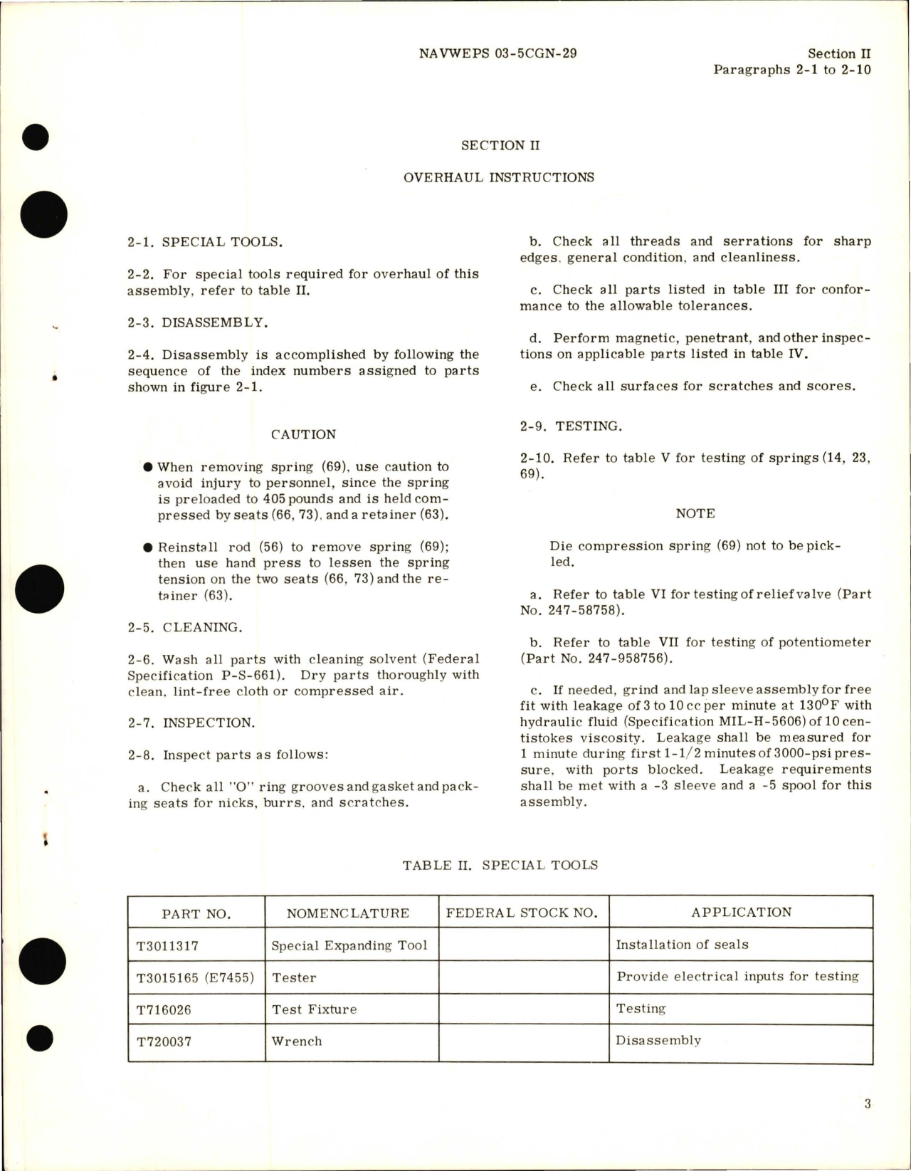 Sample page 5 from AirCorps Library document: Overhaul Instructions for Hydraulic Flight Control, Vertical Stabilizer Actuator Assembly - Part 247-58715-31 and 247-58715-41