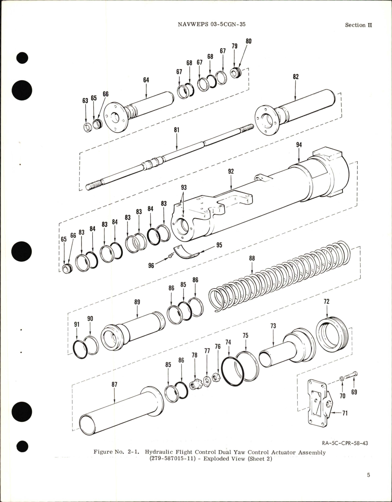Sample page 7 from AirCorps Library document: Overhaul Instructions for Hydraulic Flight Control, Dual Yaw Control Actuator Assembly - Part 279-587015-11 