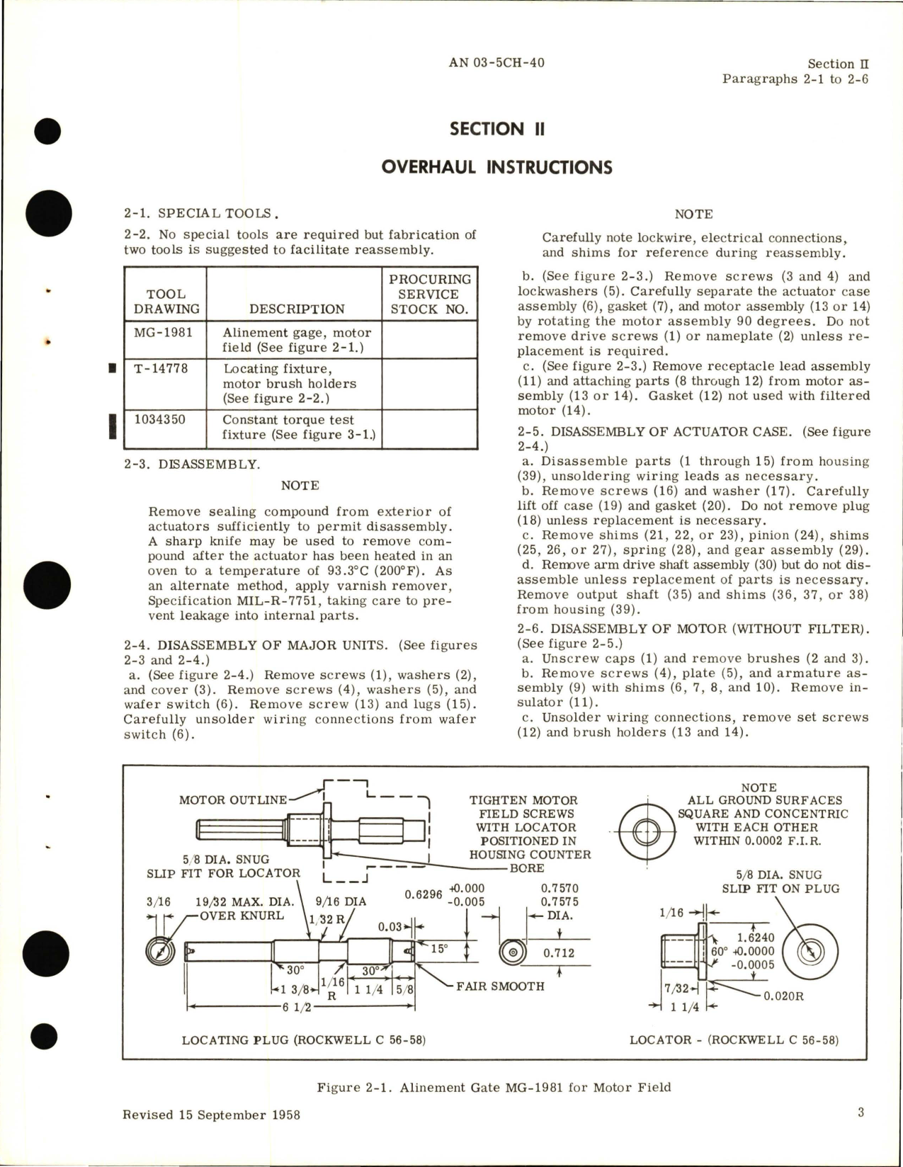 Sample page 5 from AirCorps Library document: Overhaul Instructions for Geneva-Loc Actuators - Series 108 