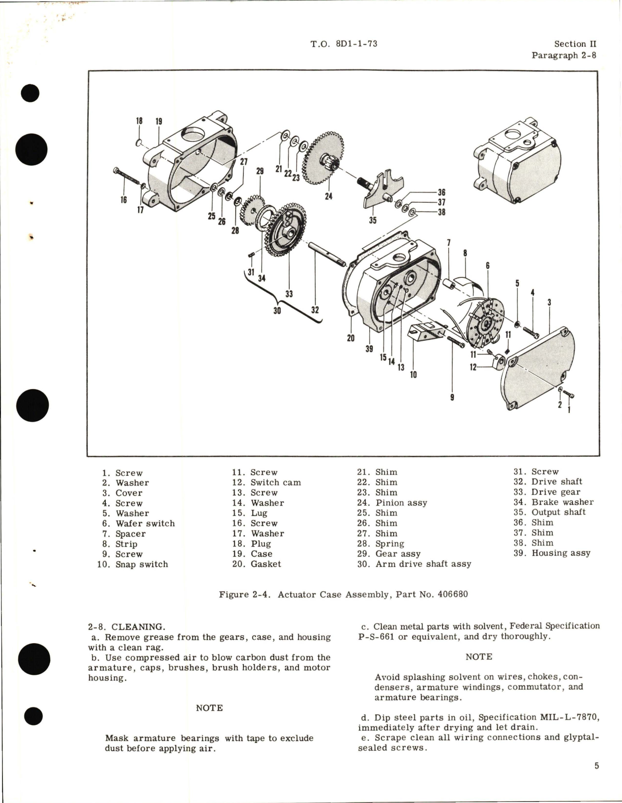 Sample page 7 from AirCorps Library document: Overhaul Instructions for Geneva-Loc Actuators - Series 108 