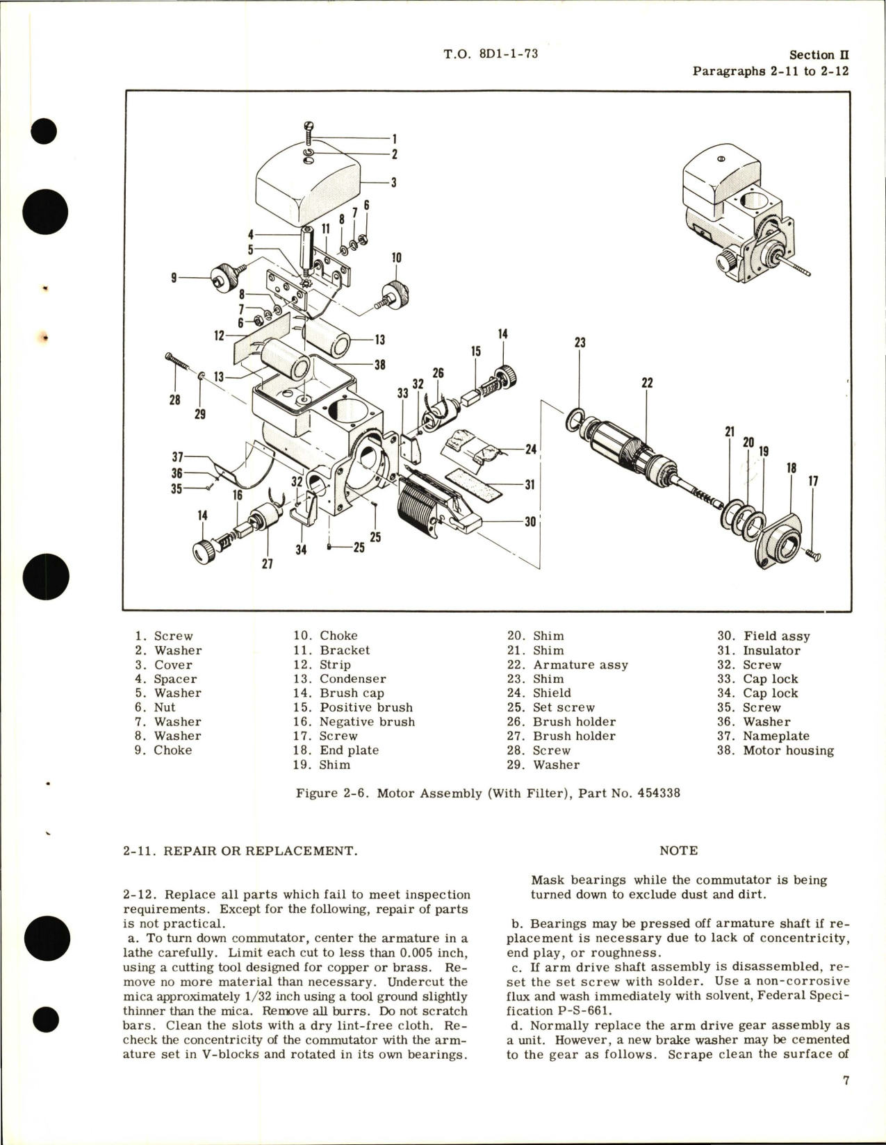 Sample page 9 from AirCorps Library document: Overhaul Instructions for Geneva-Loc Actuators - Series 108 