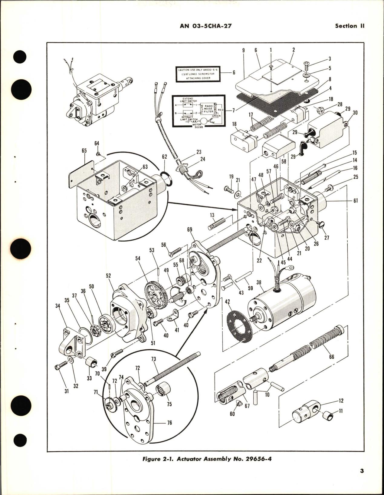 Sample page 5 from AirCorps Library document: Overhaul Instructions for Electromechanical Linear Actuators 