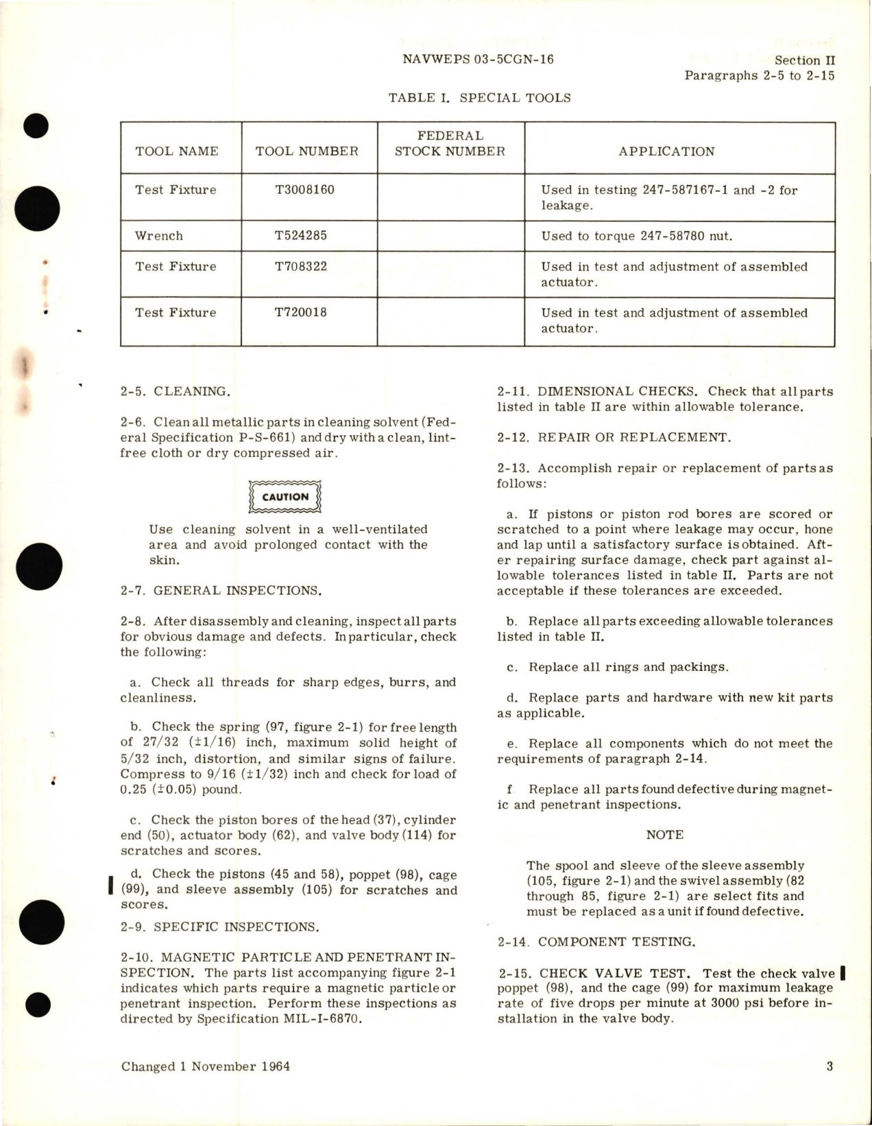 Sample page 5 from AirCorps Library document: Overhaul Instructions for Hydraulic Lateral Control Outboard and Center Actuator Assemblies Part 247-58703 Series 