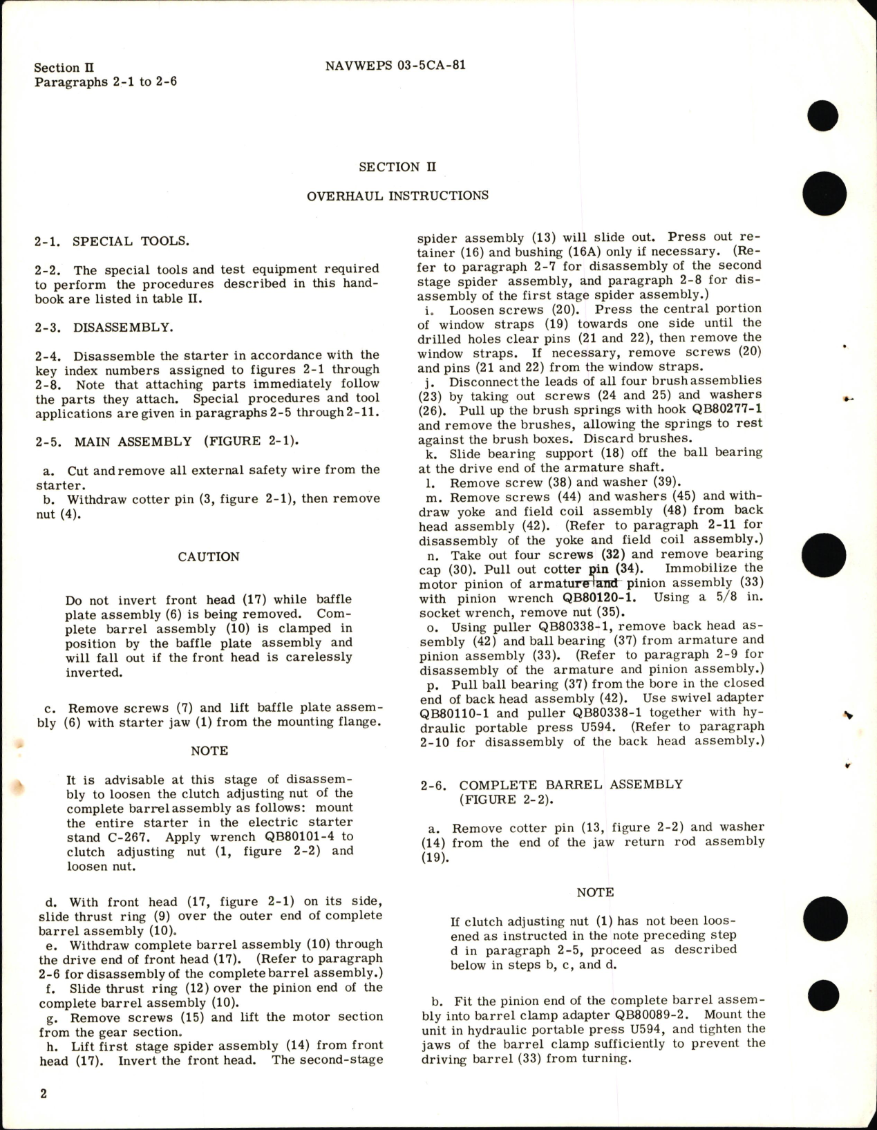 Sample page 8 from AirCorps Library document: Overhaul Instructions for Direct Cranking Electric Starter Part 1416 Series 